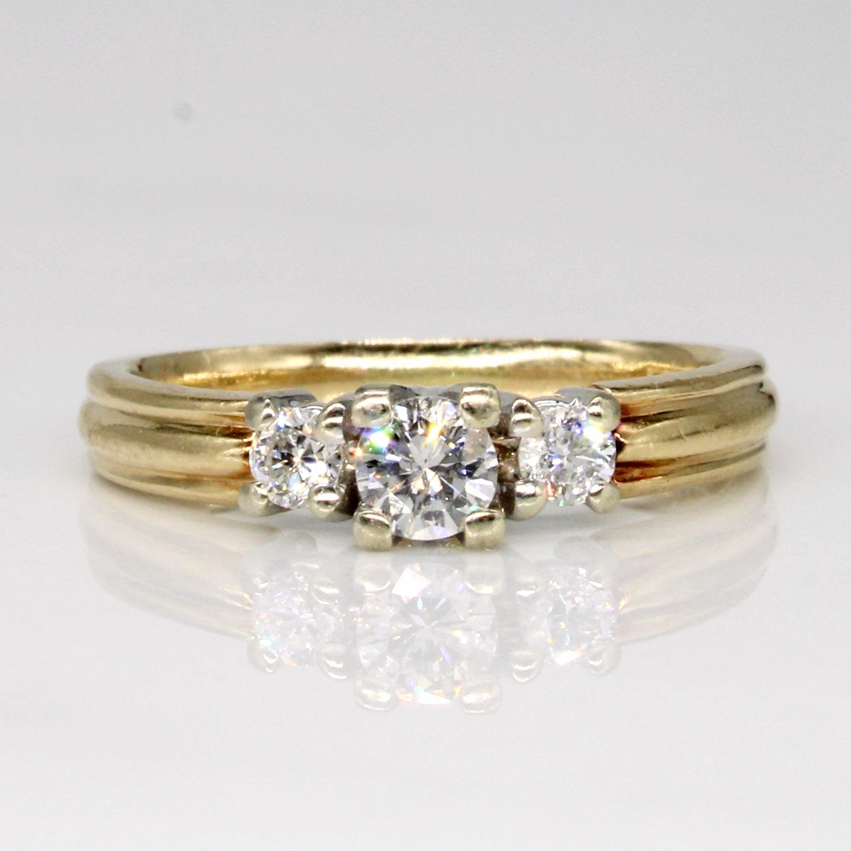 Three Stone Diamond Ring | 0.30ctw | SZ 5 |