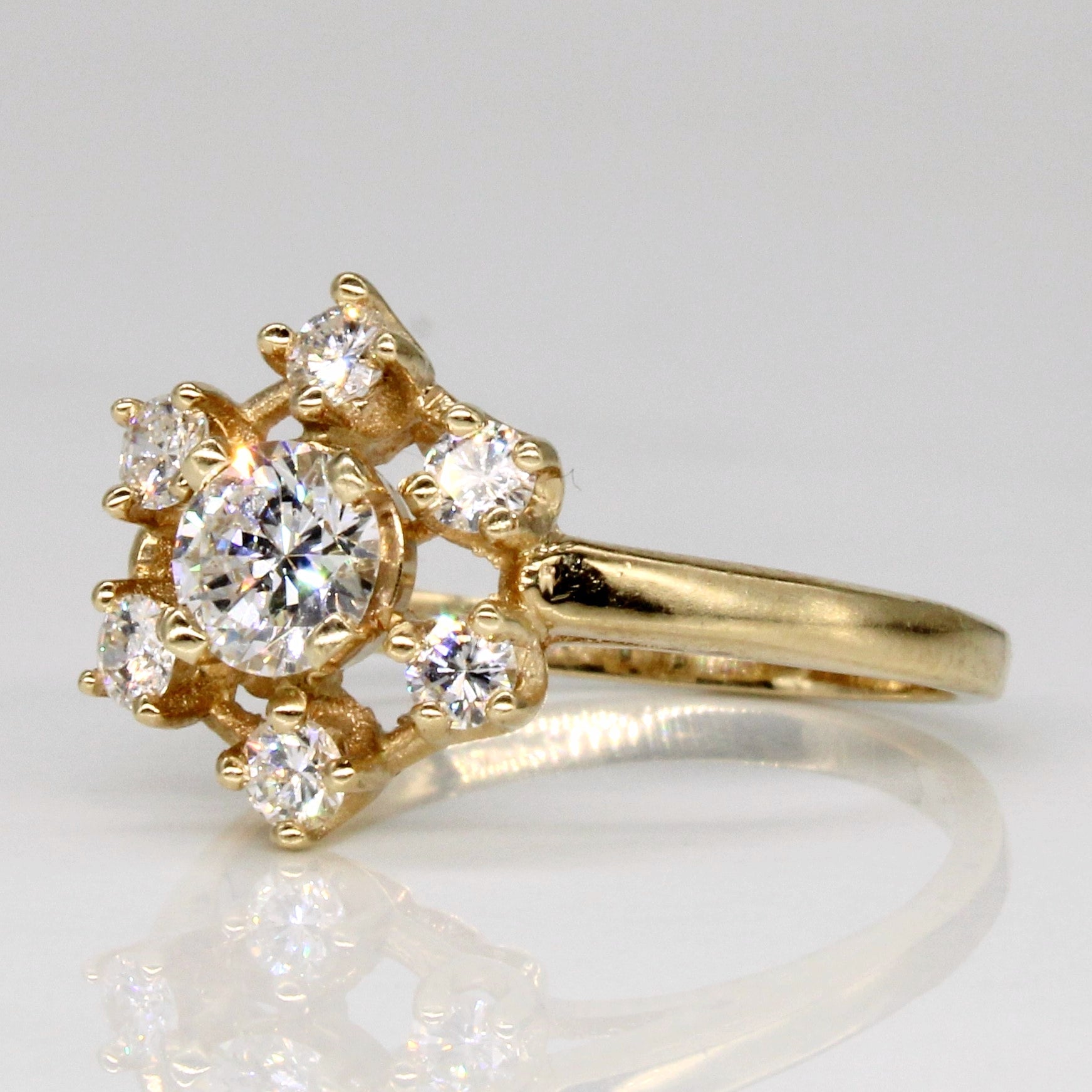 Diamond Cocktail Ring | 0.75ctw | SZ 5.75 |