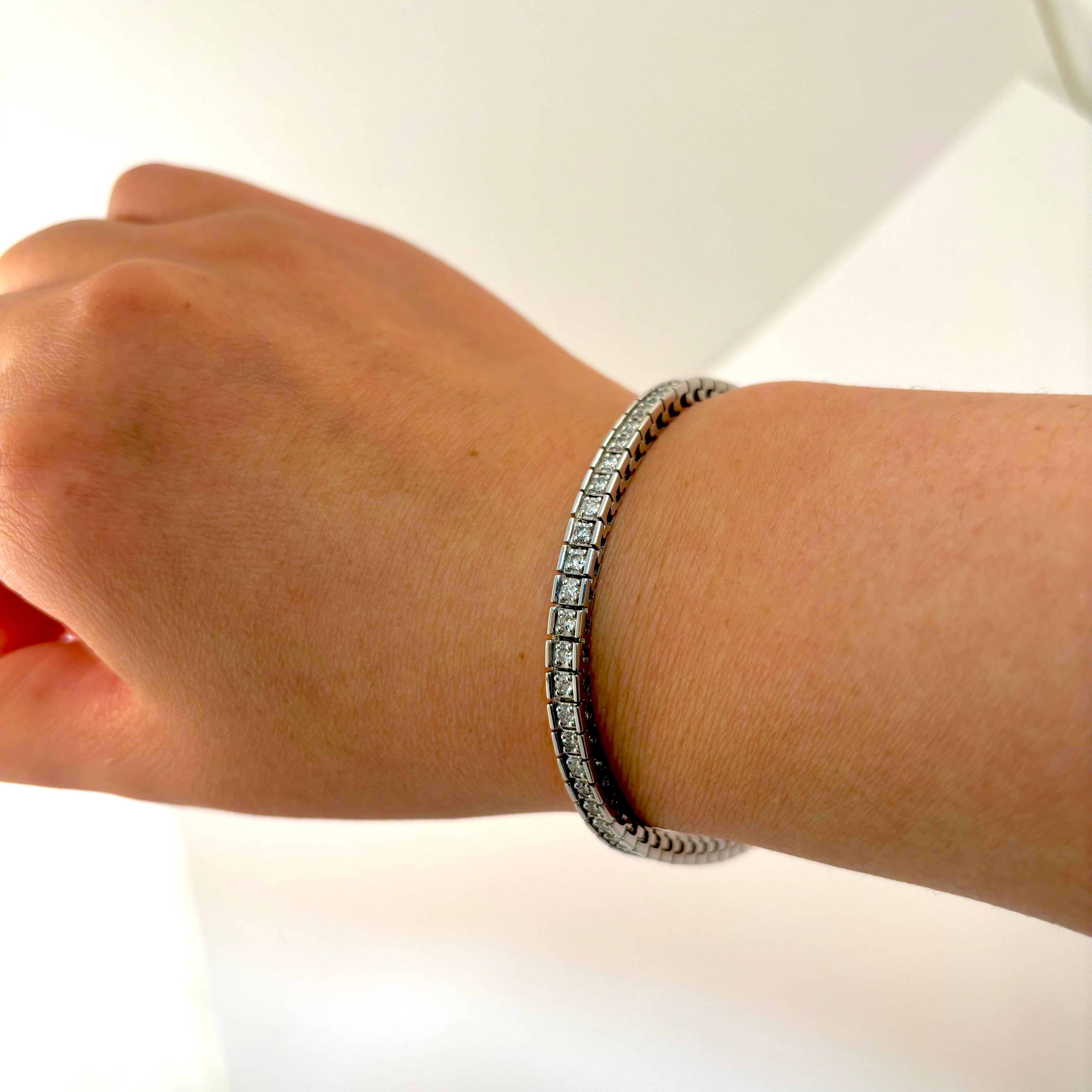 14k Diamond Bracelet | 2.14ctw | 7.5"