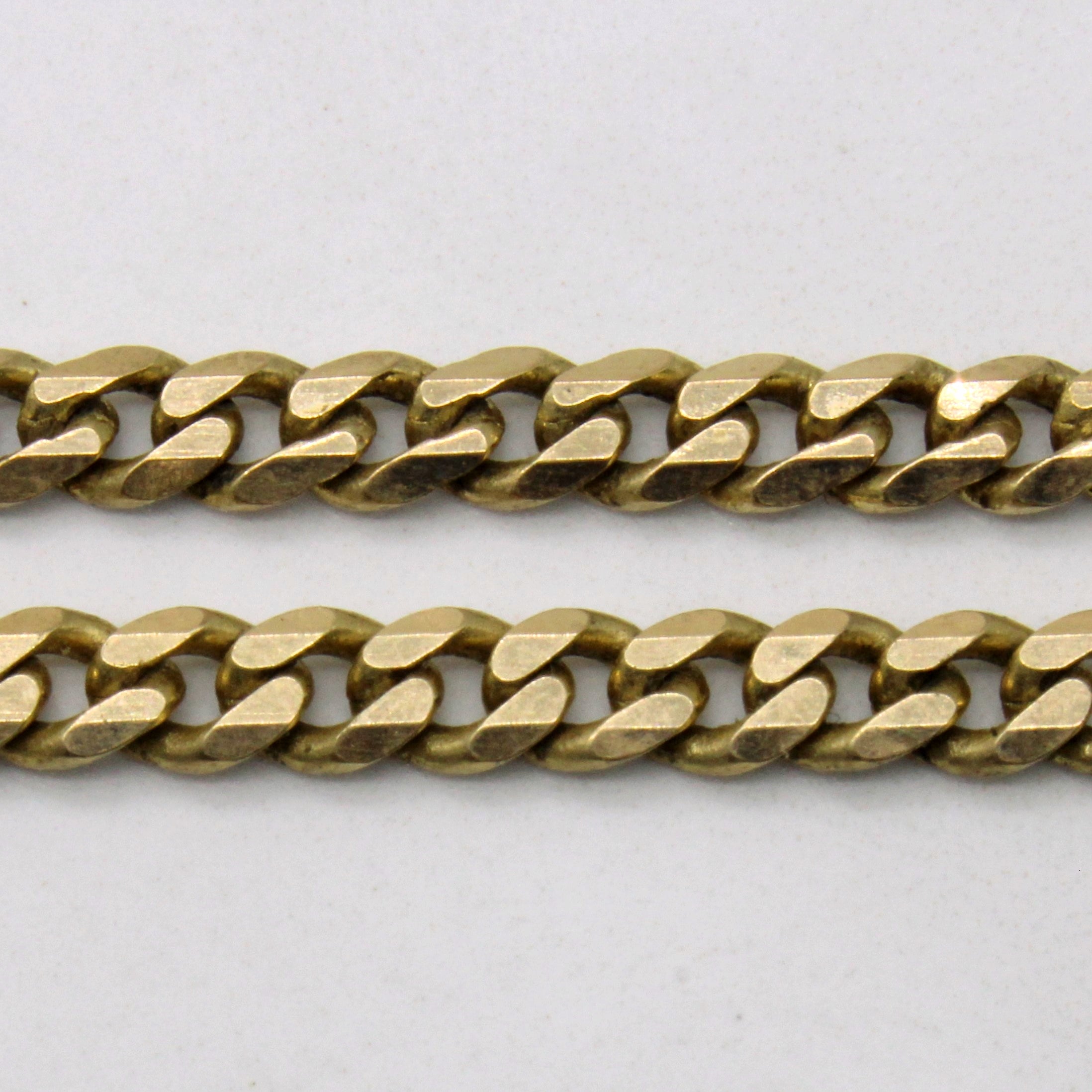 10k Yellow Gold Curb Link Chain | 22" |