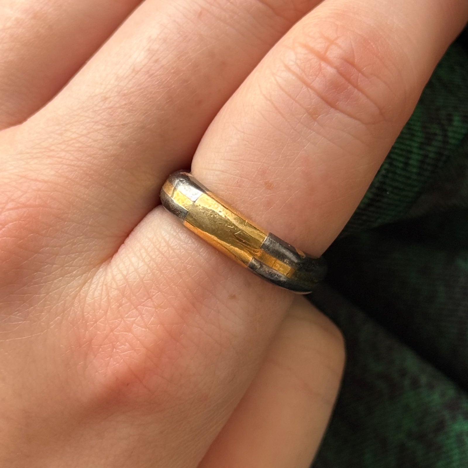 'Brinkhaus' Mixed Metal Ring | SZ 8 |