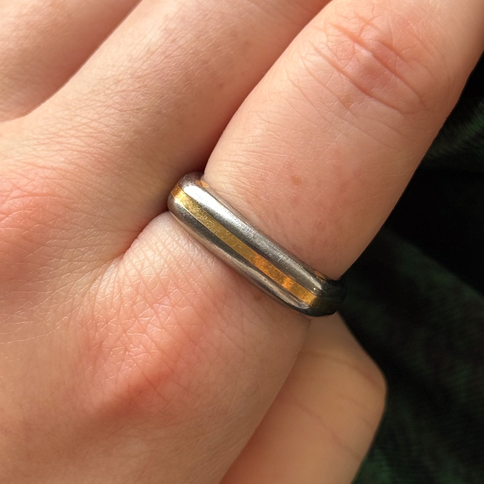 'Brinkhaus' Mixed Metal Ring | SZ 8 |