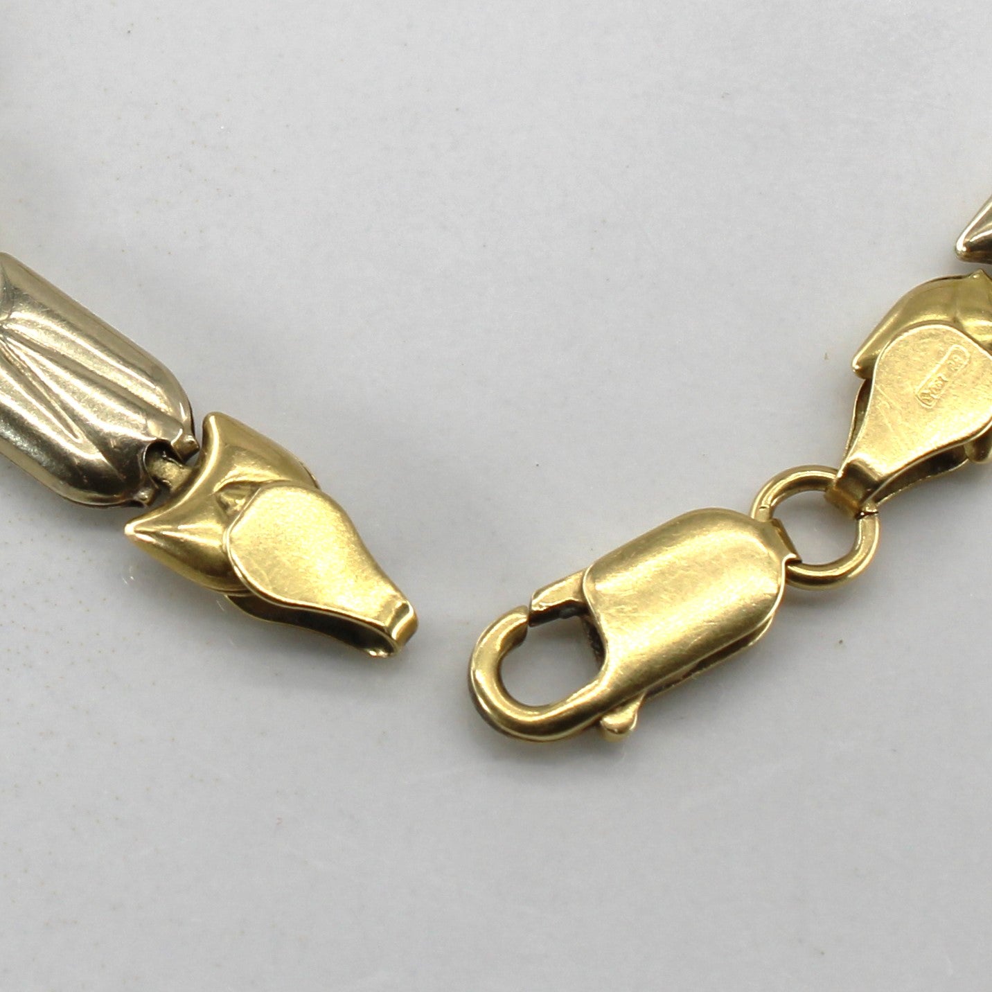 Articulated Two Tone 18k Gold Bracelet | 7.5" |