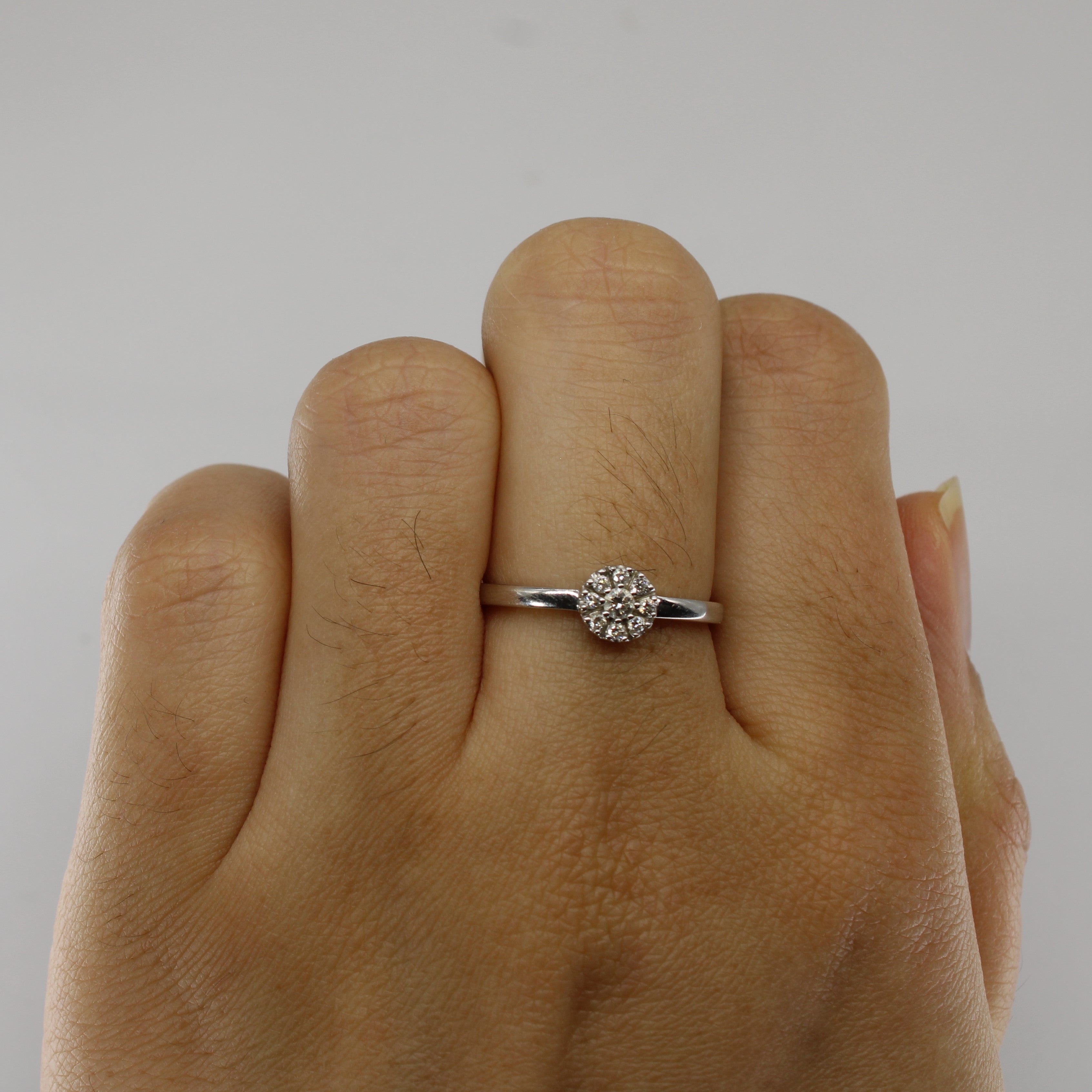 Cluster Diamond Ring | 0.08ctw | SZ 7 |