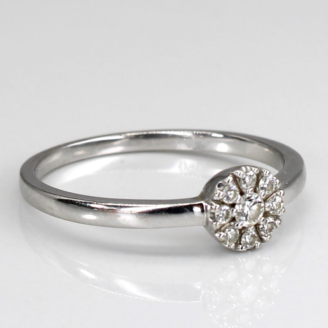 Cluster Diamond Ring | 0.08ctw | SZ 7 |