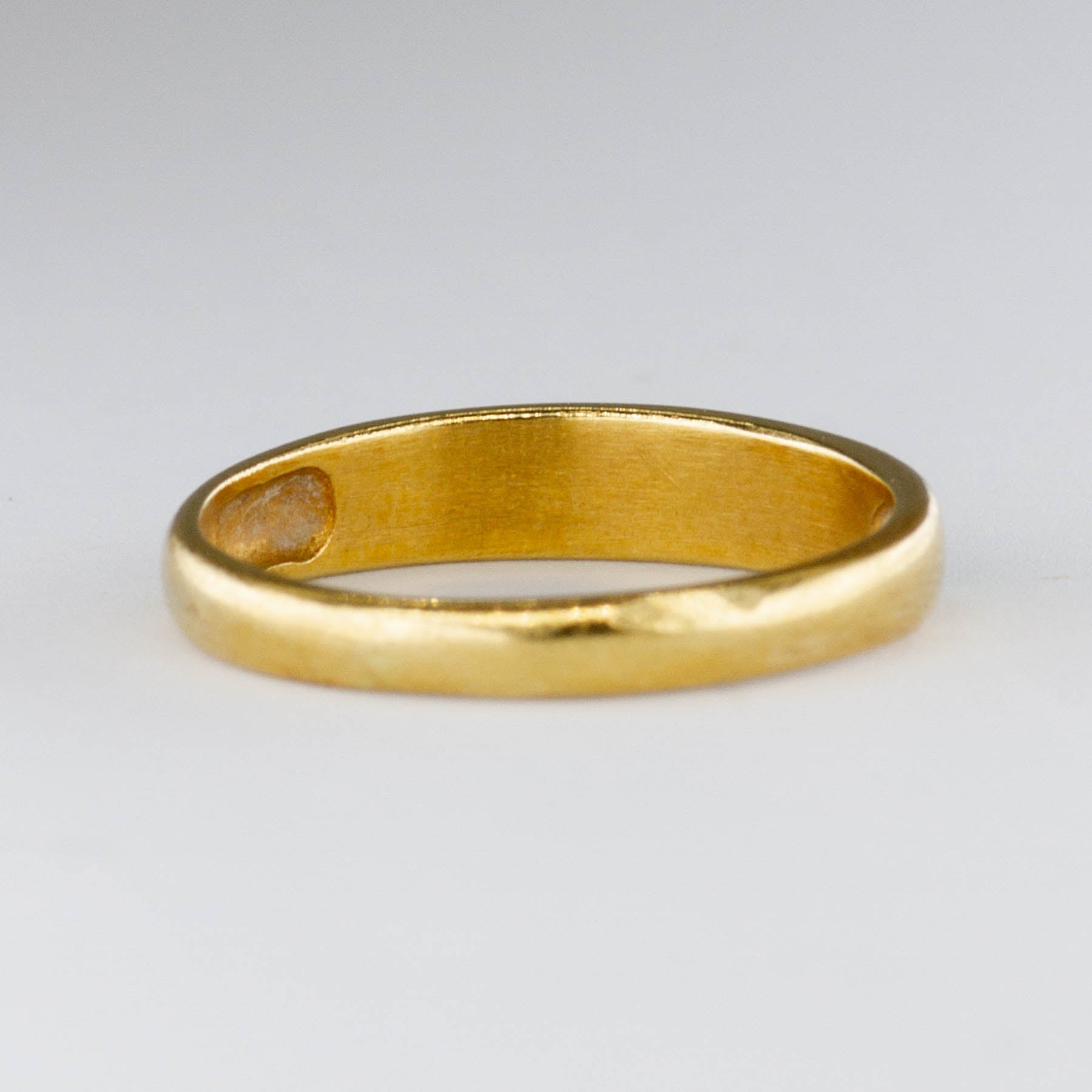 18k Opal Inlay Ring | 0.15 ctw | SZ 4.5 |