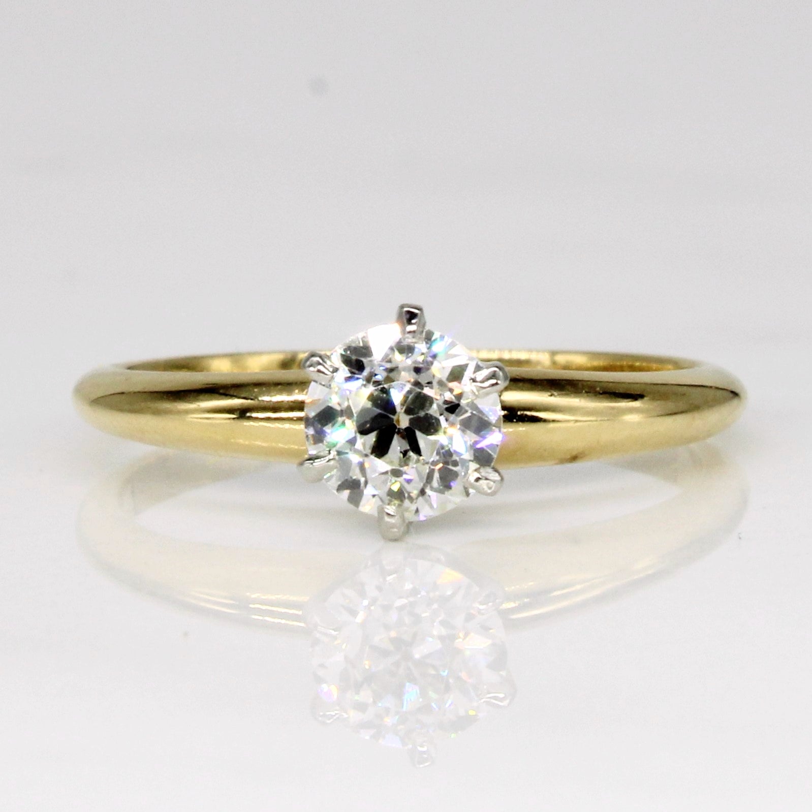 Old European Cut Diamond Ring | 0.51ct | SZ 5.25 |