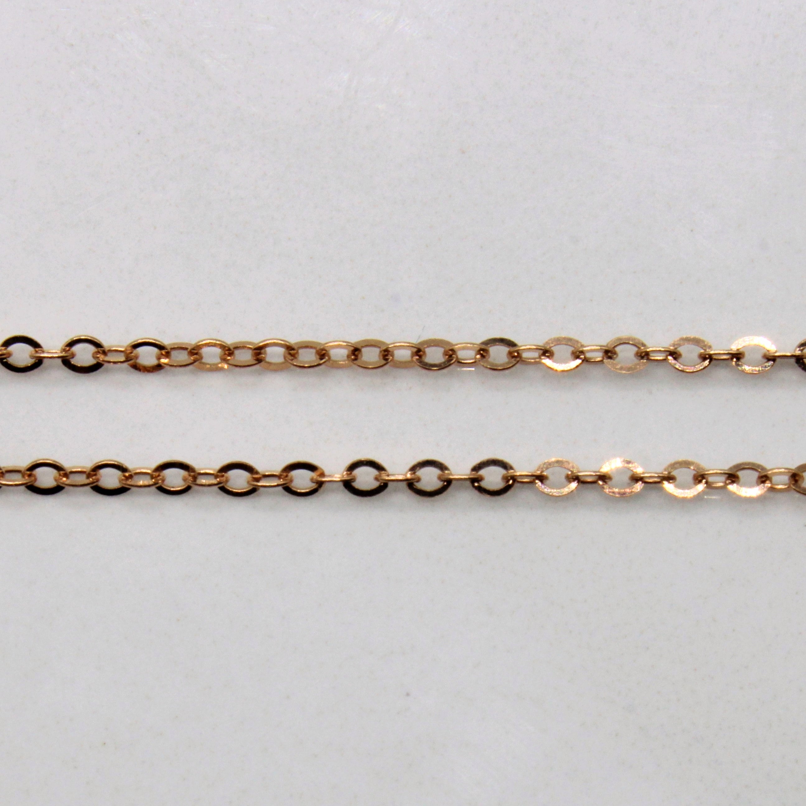 18k Rose Gold Necklace | 16" |