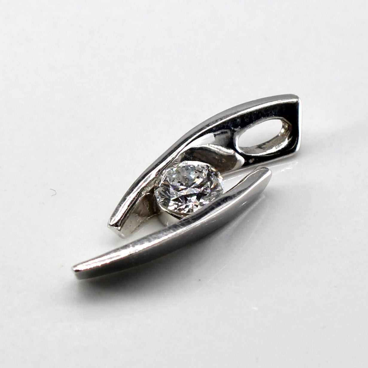 Tension Set Diamond Pendant | 0.28ct |