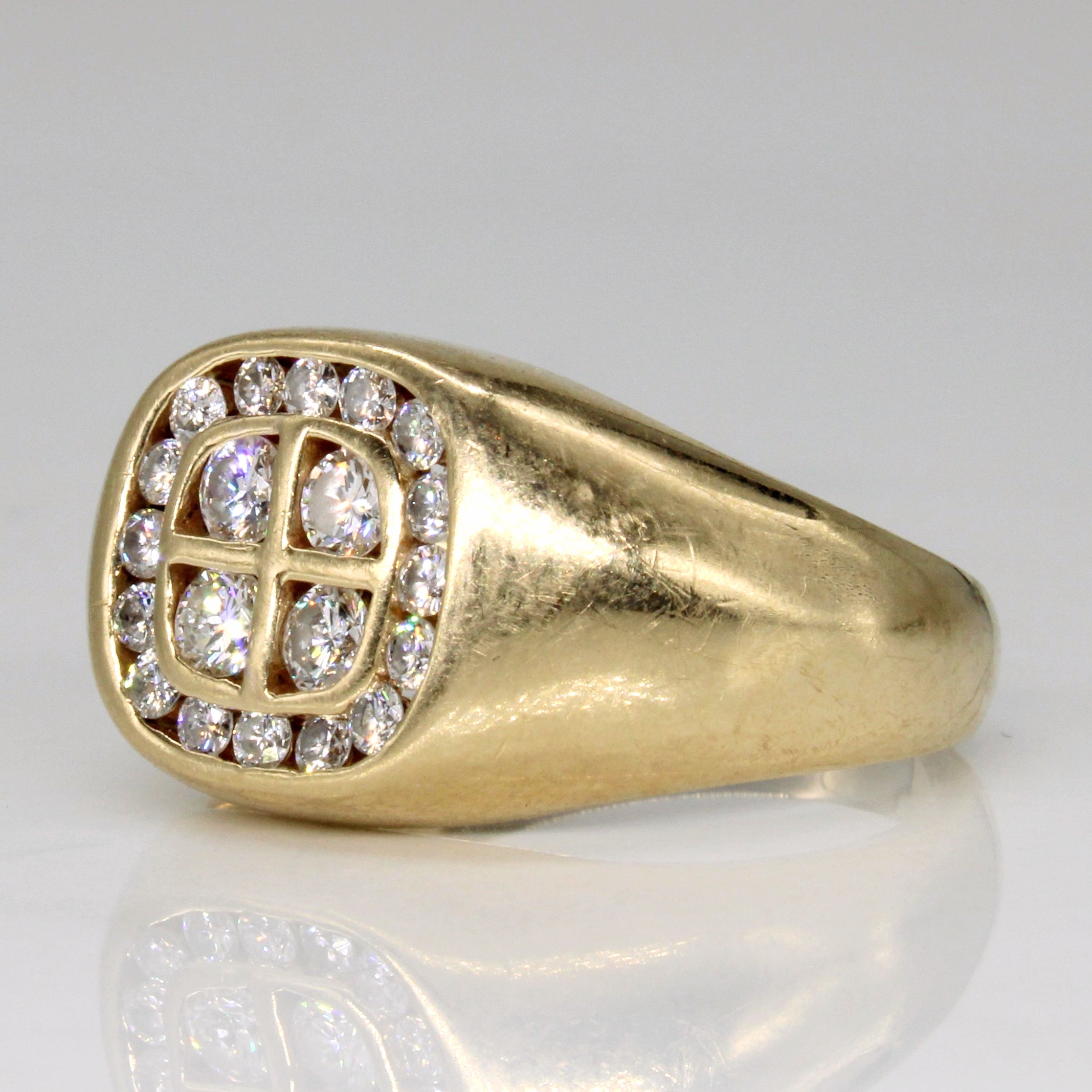 Diamond Grid Ring | 0.75ctw | SZ 10.25 |