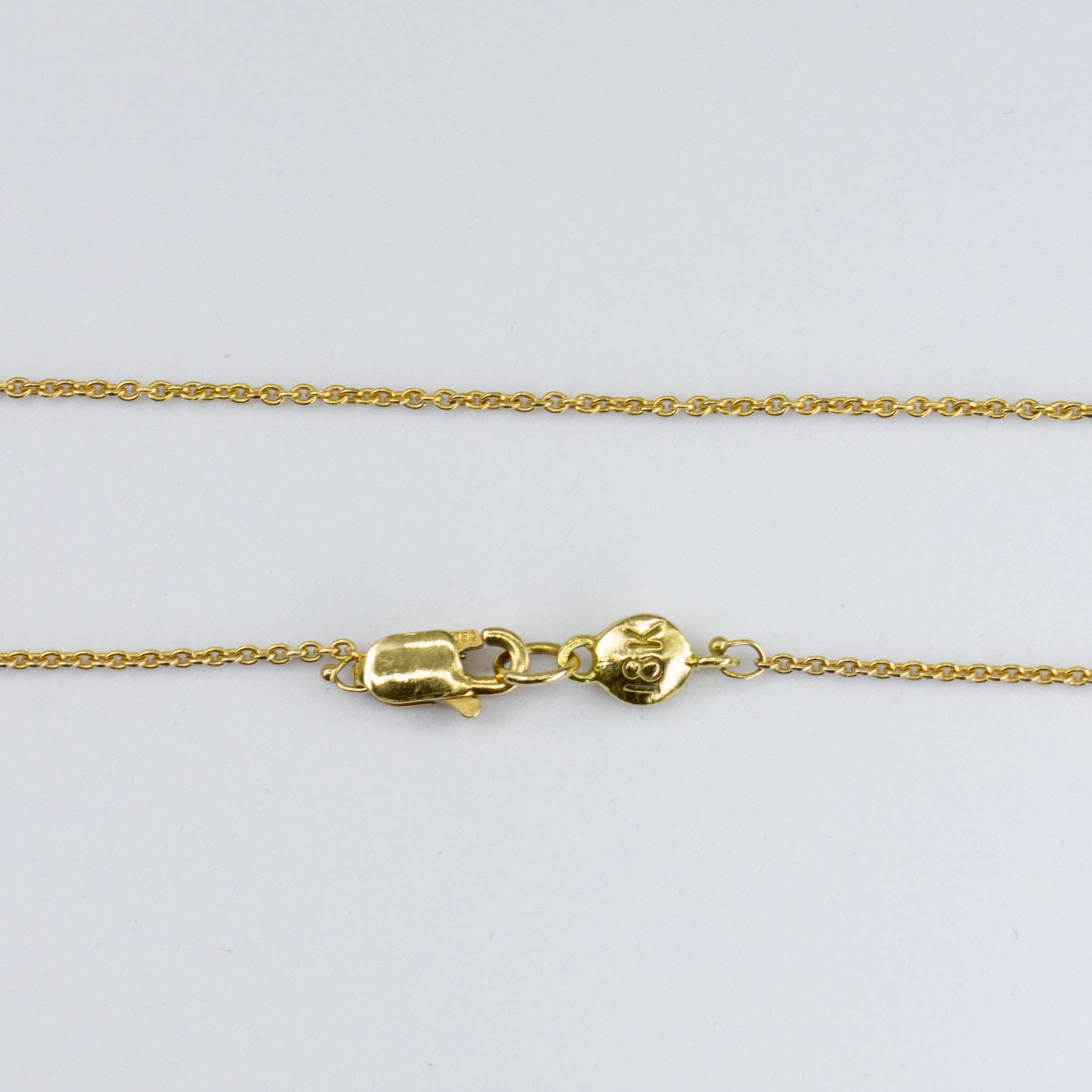Rose Cut Diamond Shaped Diamond Necklace | 0.30 ctw | 20" |