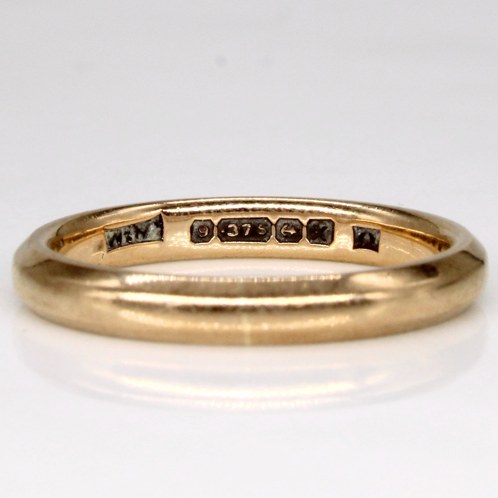 1947 WW2 Era Utility Hallmarked Yellow Gold Band | SZ 6 |