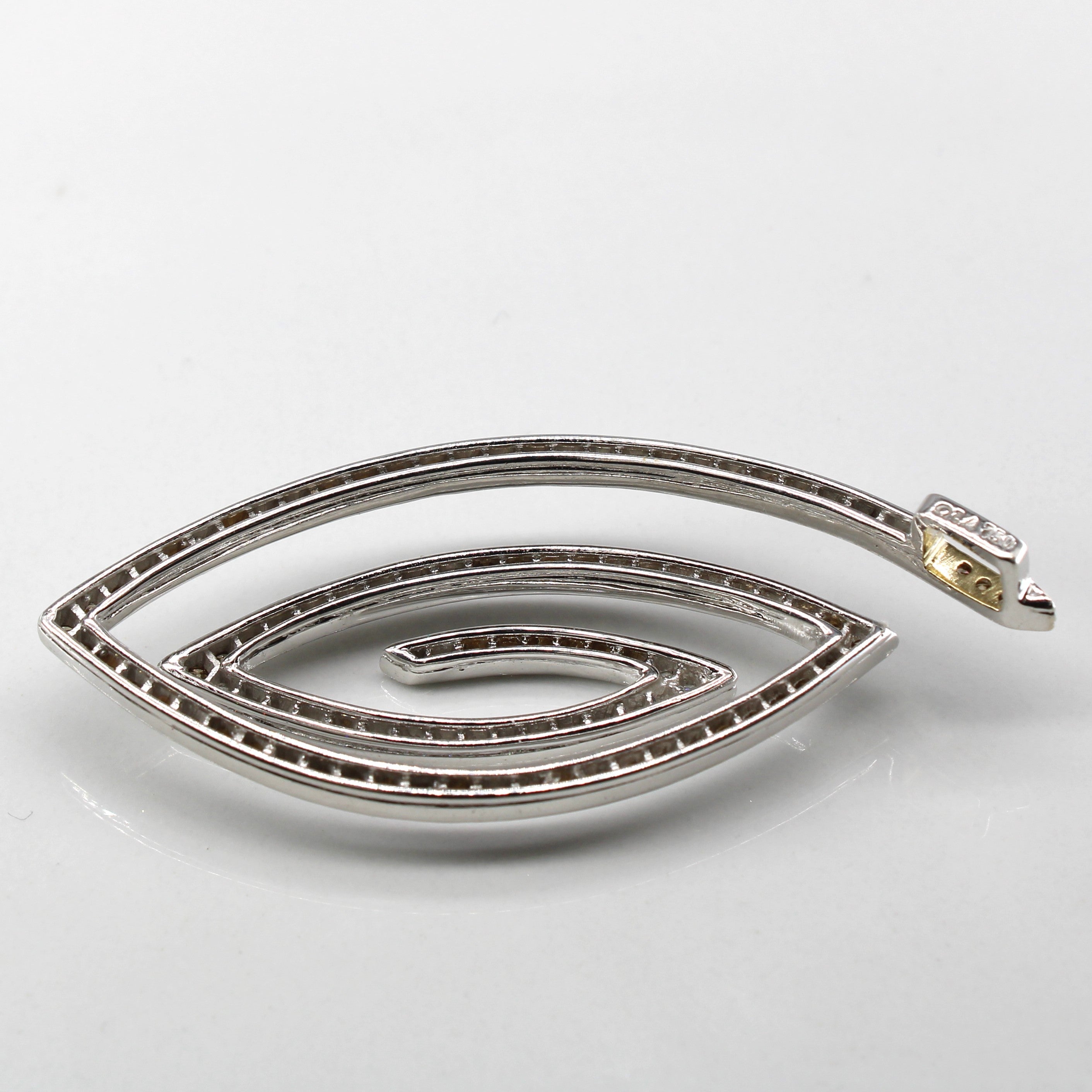 Pave Diamond Journey Pendant | 1.55ctw |