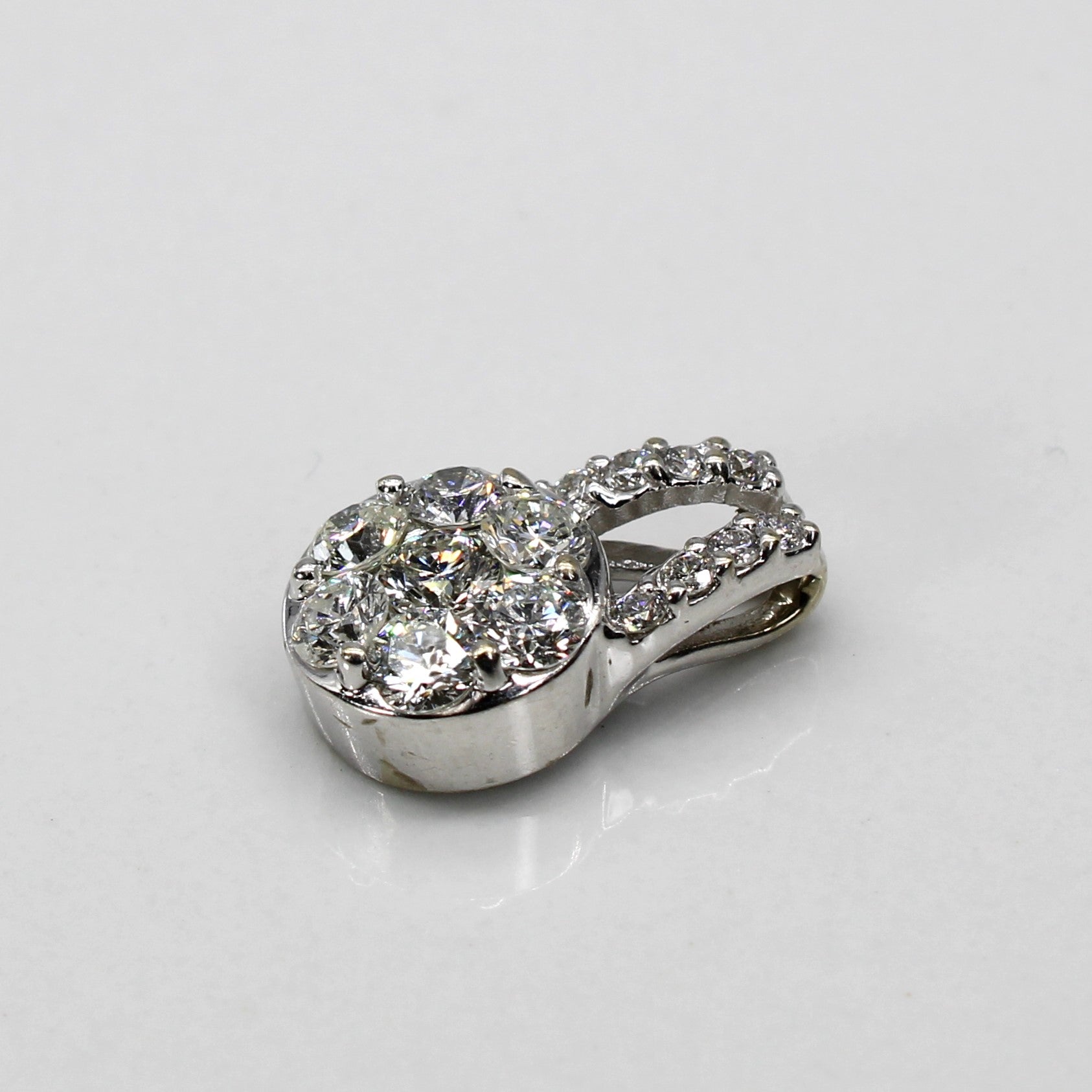 Cluster Diamond Pendant | 0.95ctw |