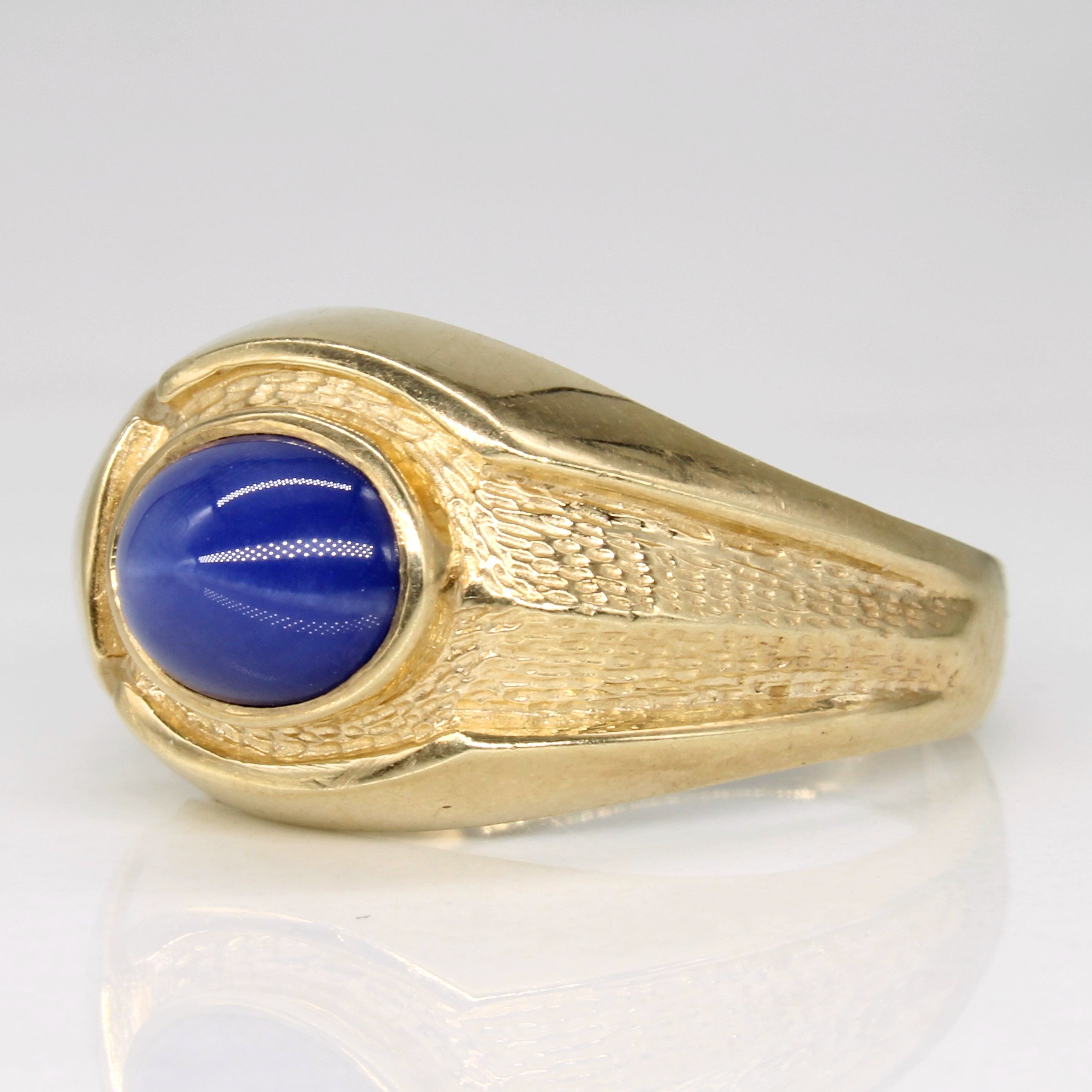 Synthetic Star Sapphire Cocktail Ring | 2.70ct | SZ 9.75 |