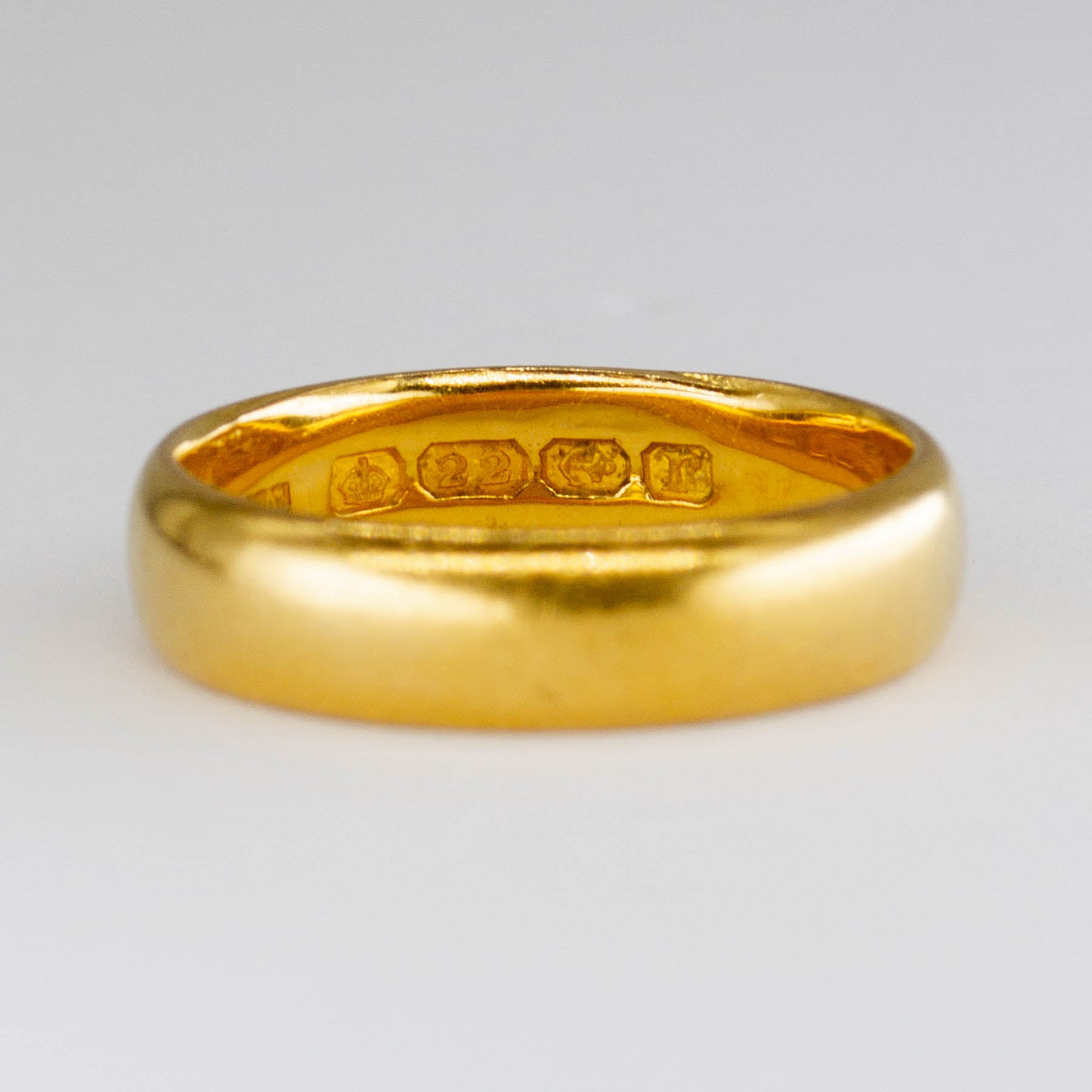 Birmingham 1916 Hallmarked 22k Band | 5mm | SZ 7.75 |