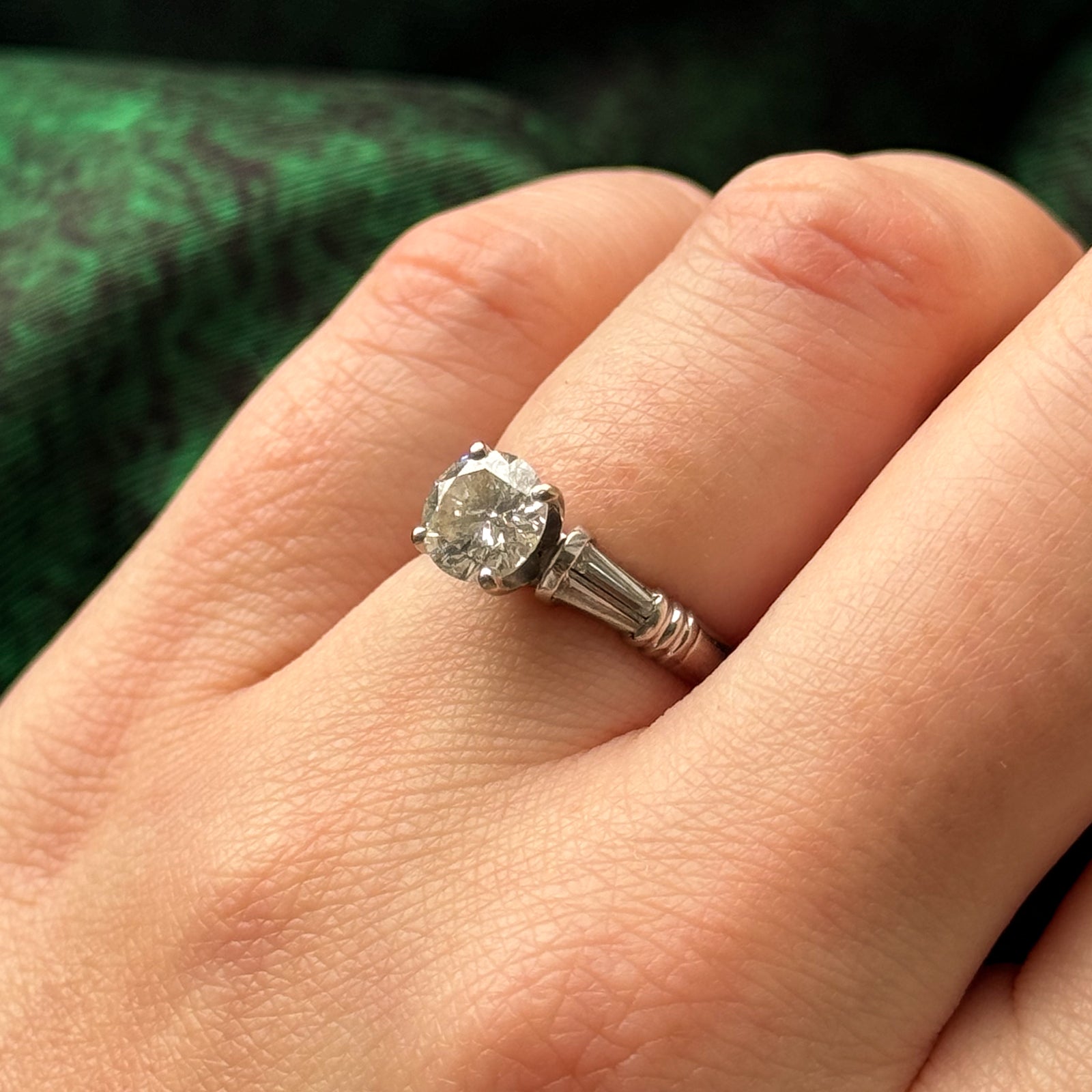 Diamond Engagement Ring | 1.35ctw I1 H/I | SZ 4 |