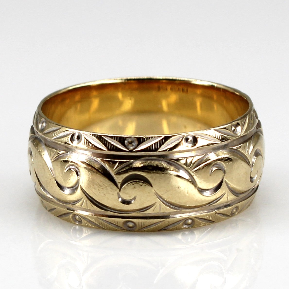 Yellow Gold Ornate Ring | SZ 6.5 |