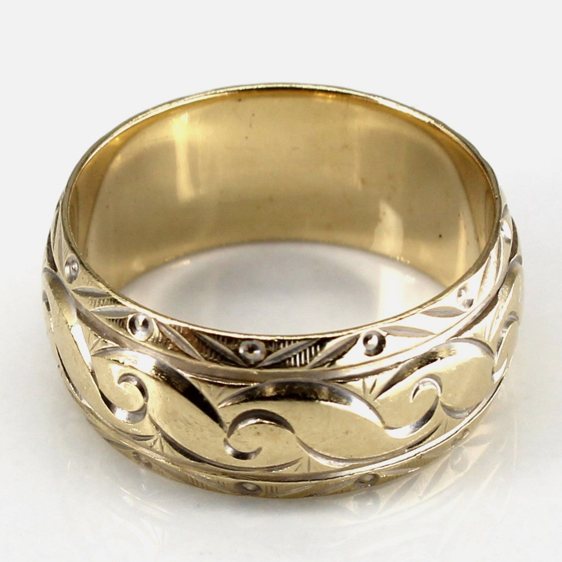 Yellow Gold Ornate Ring | SZ 6.5 |