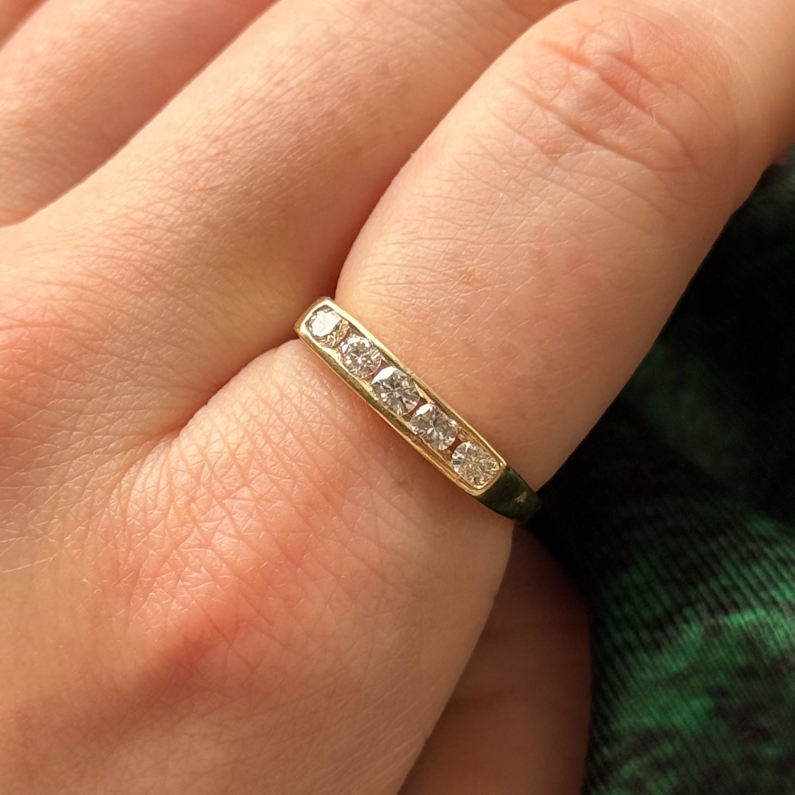 Channel Set Diamond Ring | 0.45ctw | SZ 7.25 |