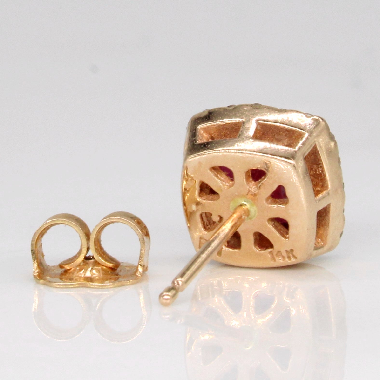Ruby & Diamond Earrings | 2.85ctw, 0.16ctw |