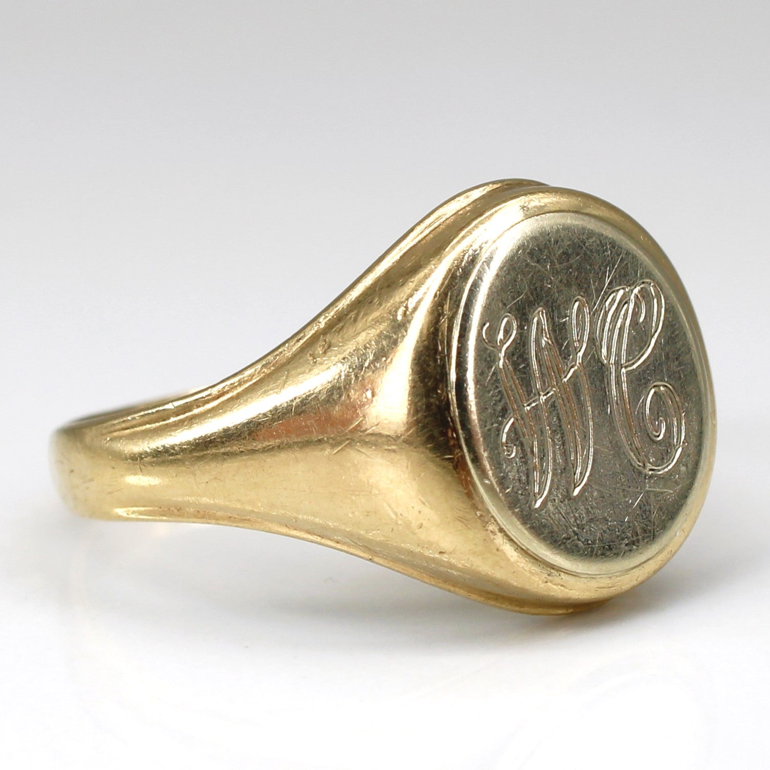 Bague chevalière bicolore en or | Taille 10,75 |