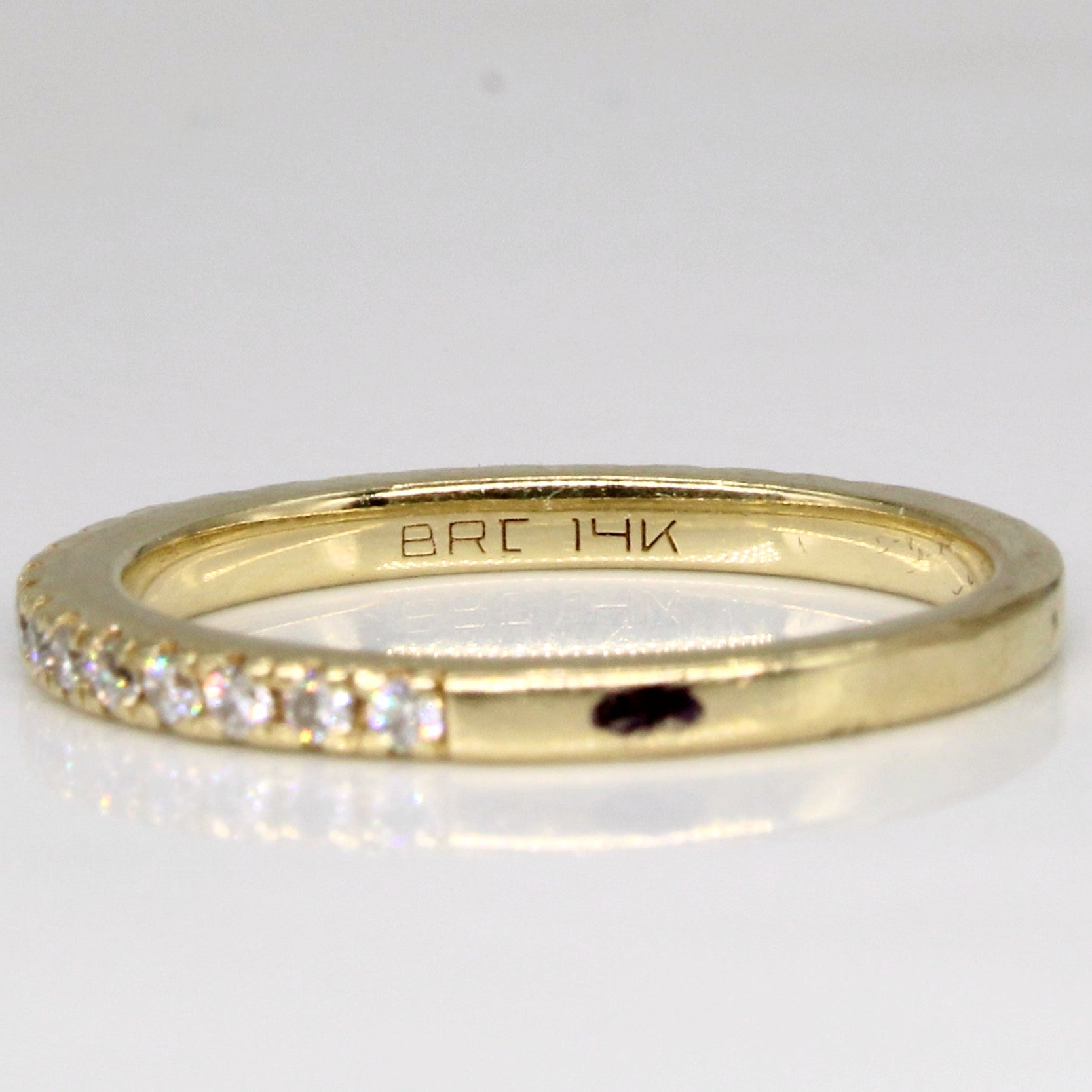 Semi Eternity Diamond Band | 0.20ctw | SZ 4.75 |