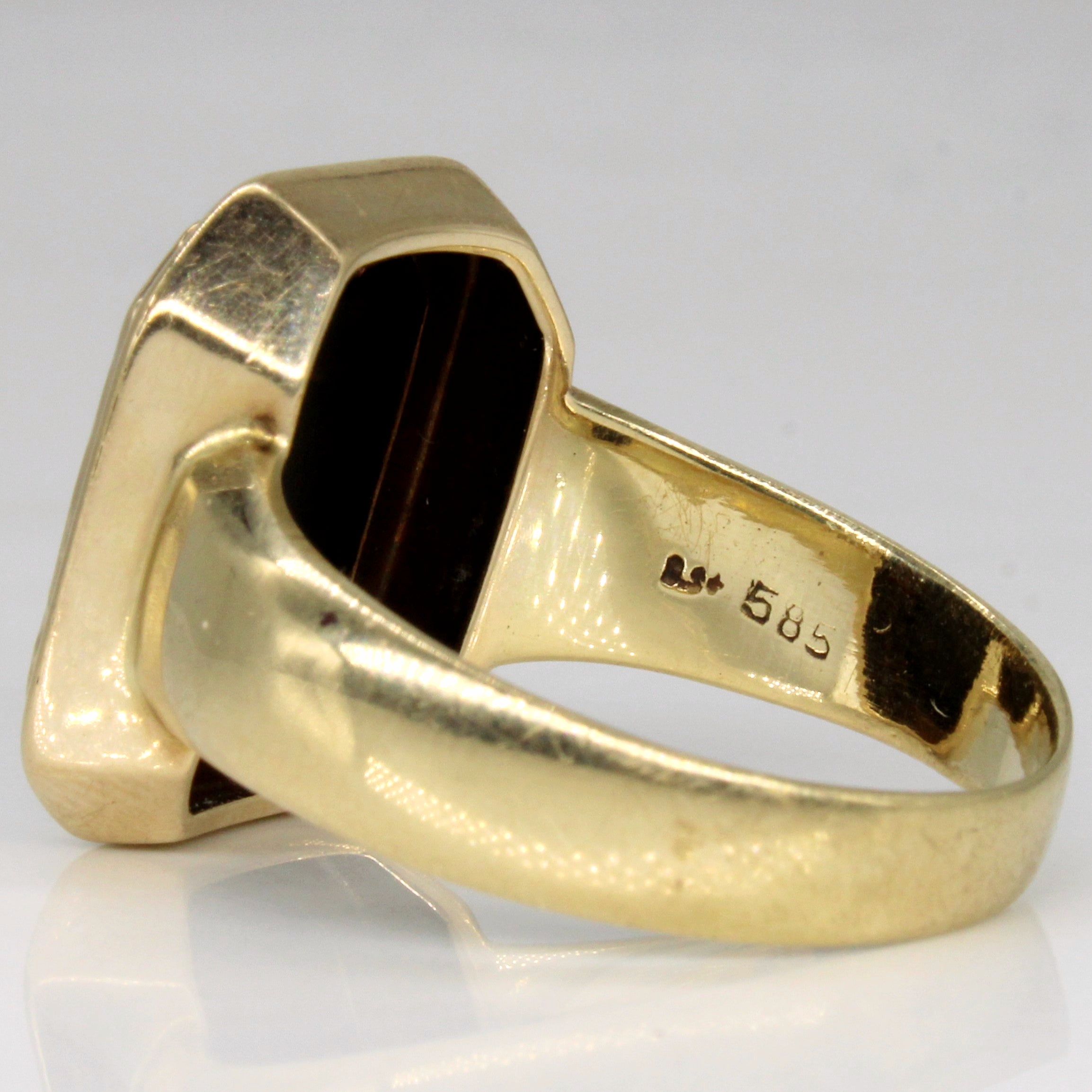 Onyx Cocktail Ring | 3.80ct | SZ 10.25 |