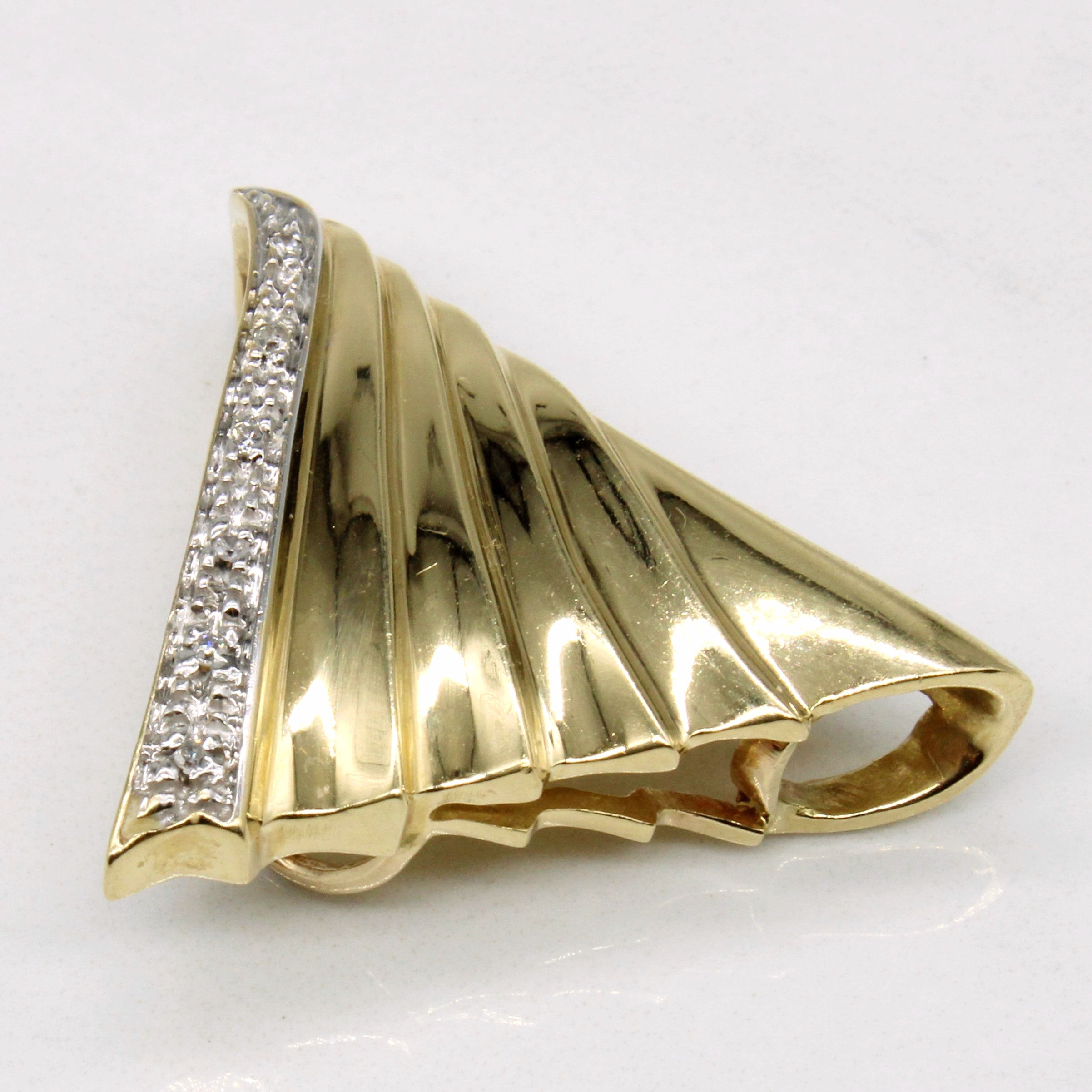Diamond Triangle Pendant | 0.03ctw |