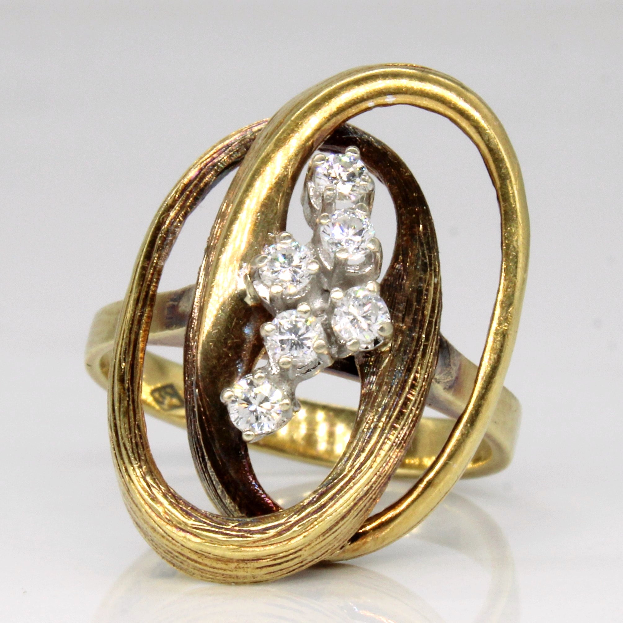 Diamond Cocktail Ring | 0.24ctw | SZ 7.25 |