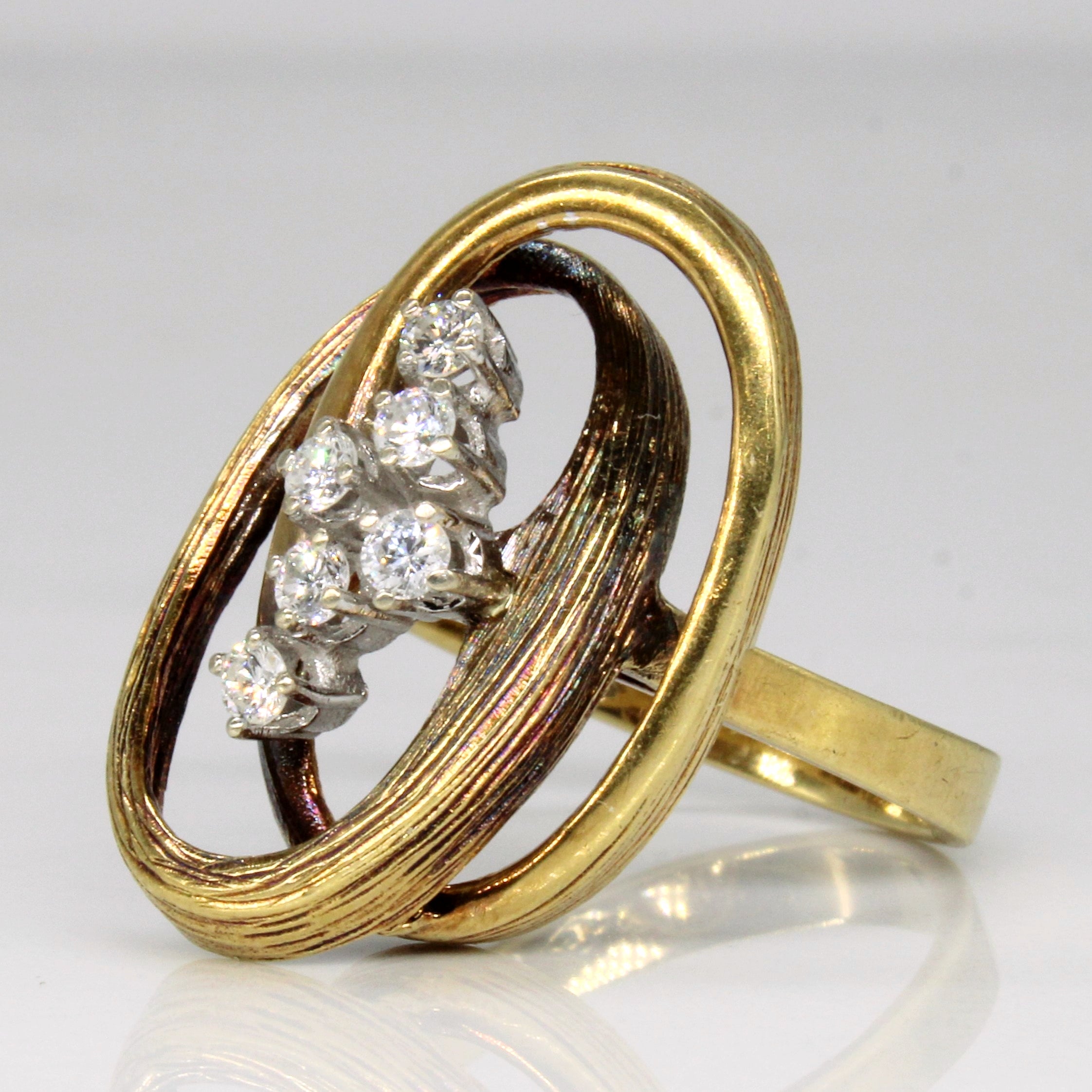 Diamond Cocktail Ring | 0.24ctw | SZ 7.25 |