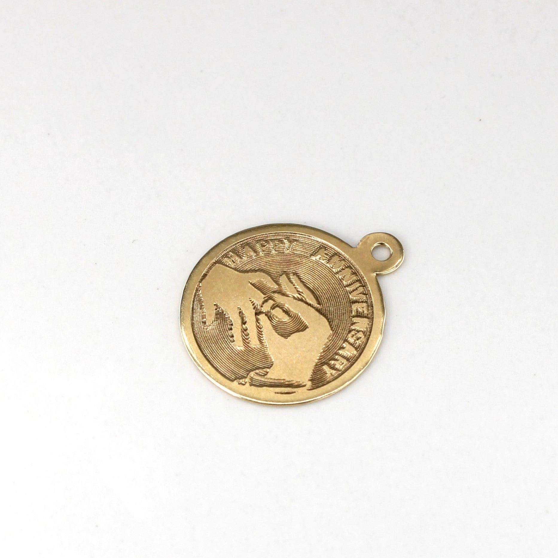 Gold Anniversary Wish Charm