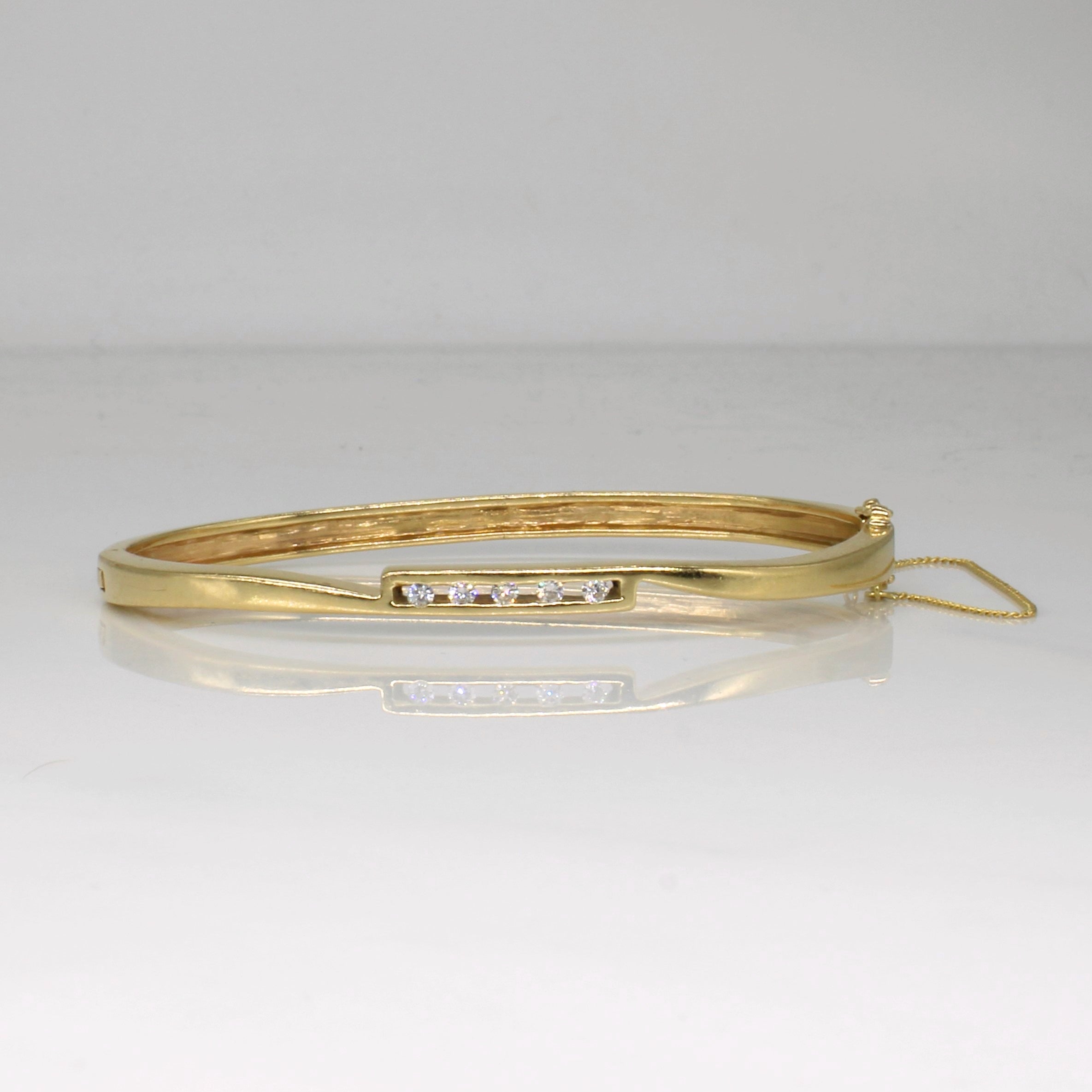 Channel Set Diamond Bracelet | 0.15ctw | 6.5" |
