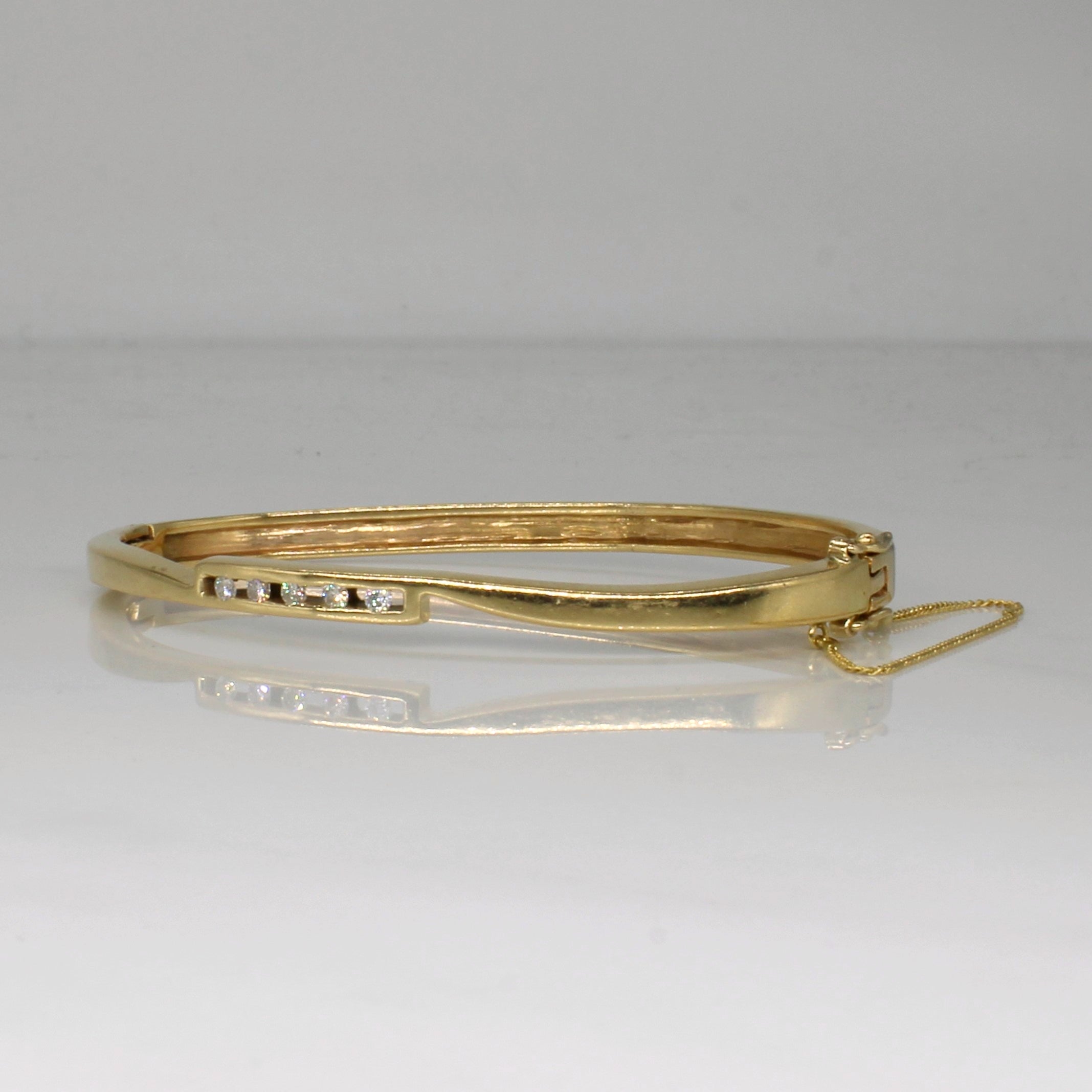 Channel Set Diamond Bracelet | 0.15ctw | 6.5" |
