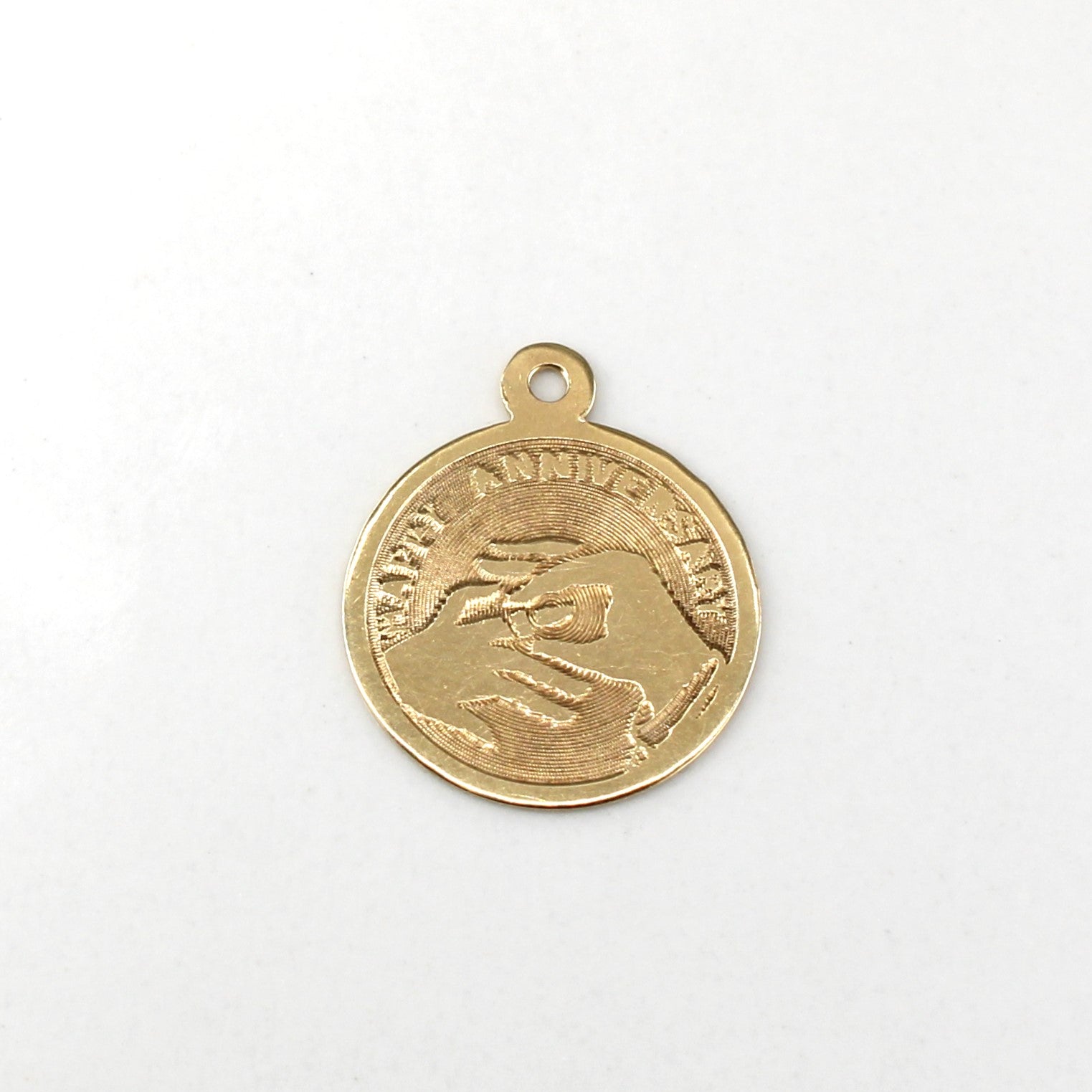 Gold Anniversary Wish Charm