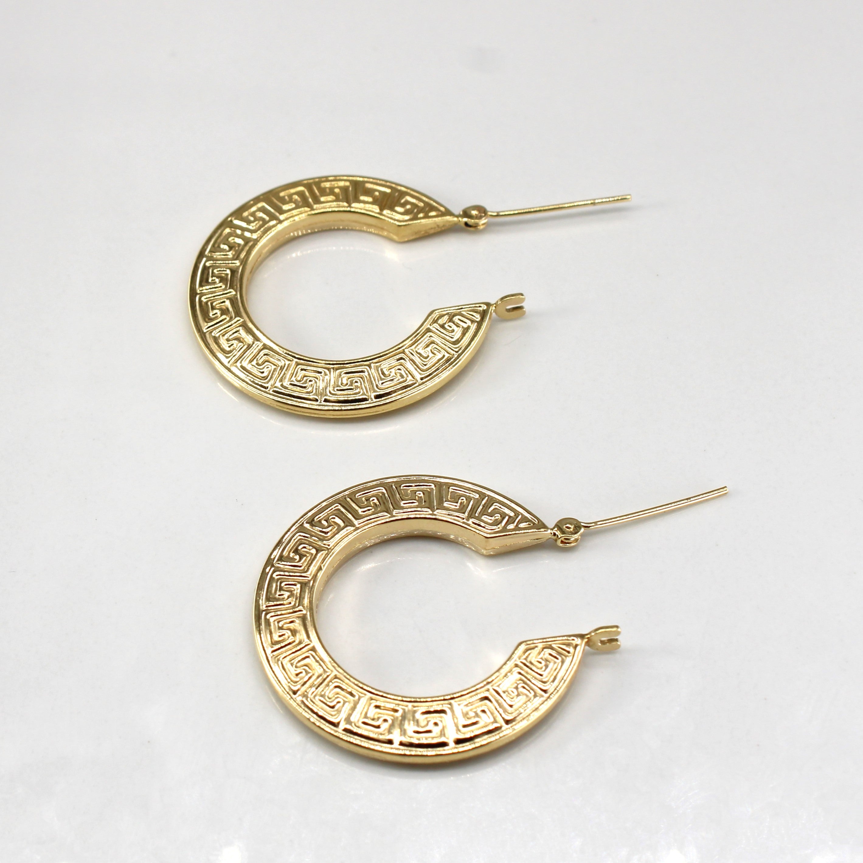 Textured Gold Hoops