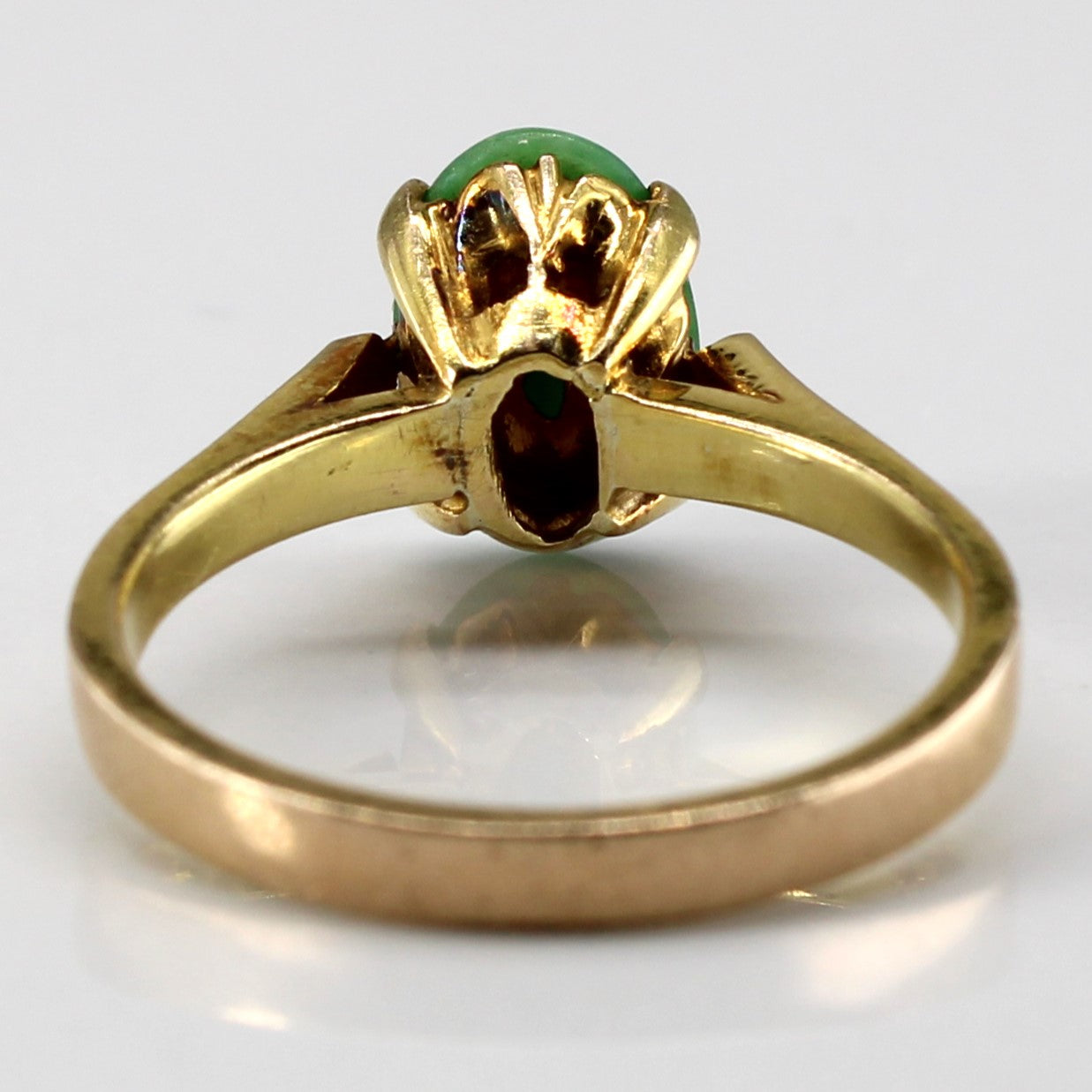 Prong Set Jade Ring | 1.50ct | SZ 5.25 |