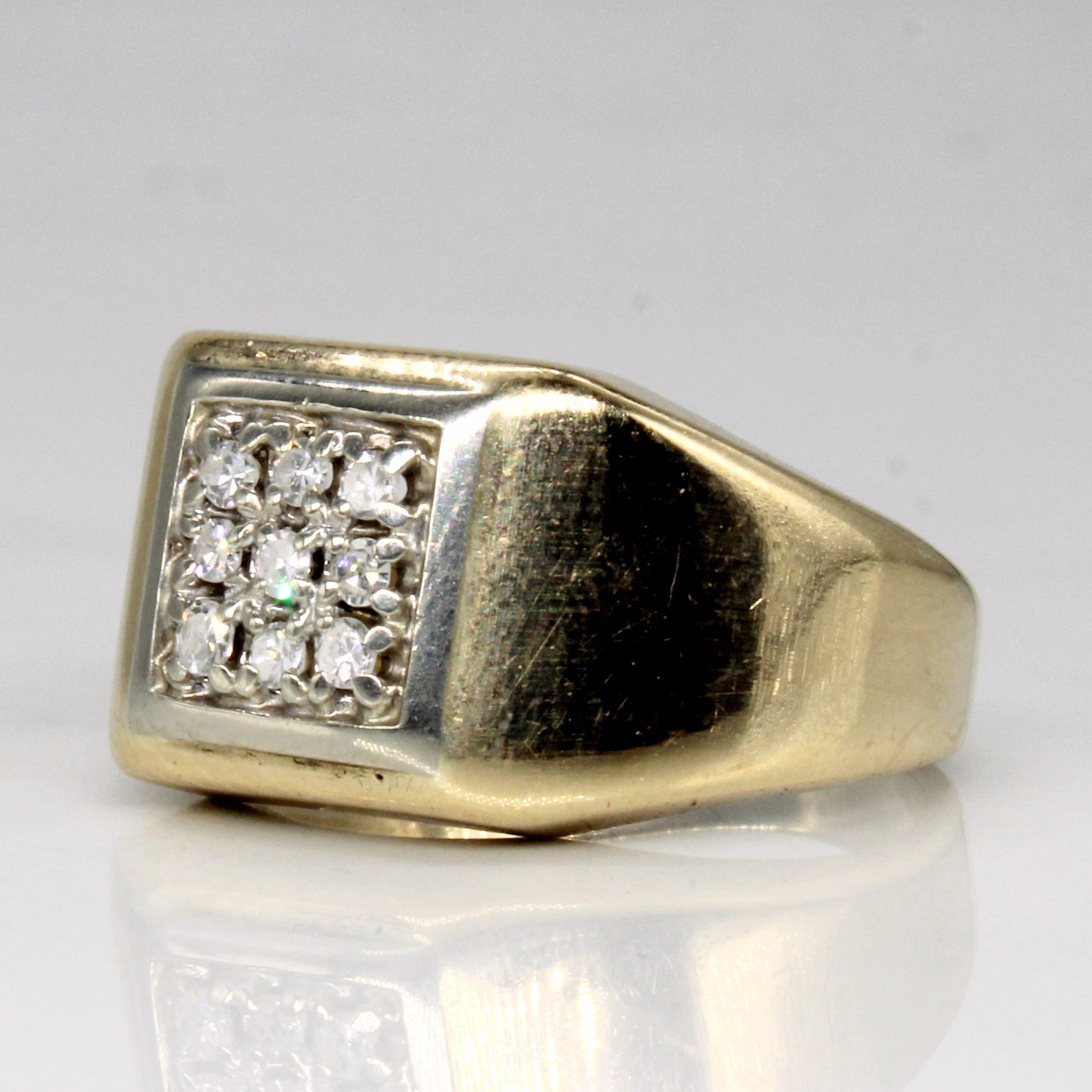 Diamond Grid Ring | 0.23ctw | SZ 7.5 |