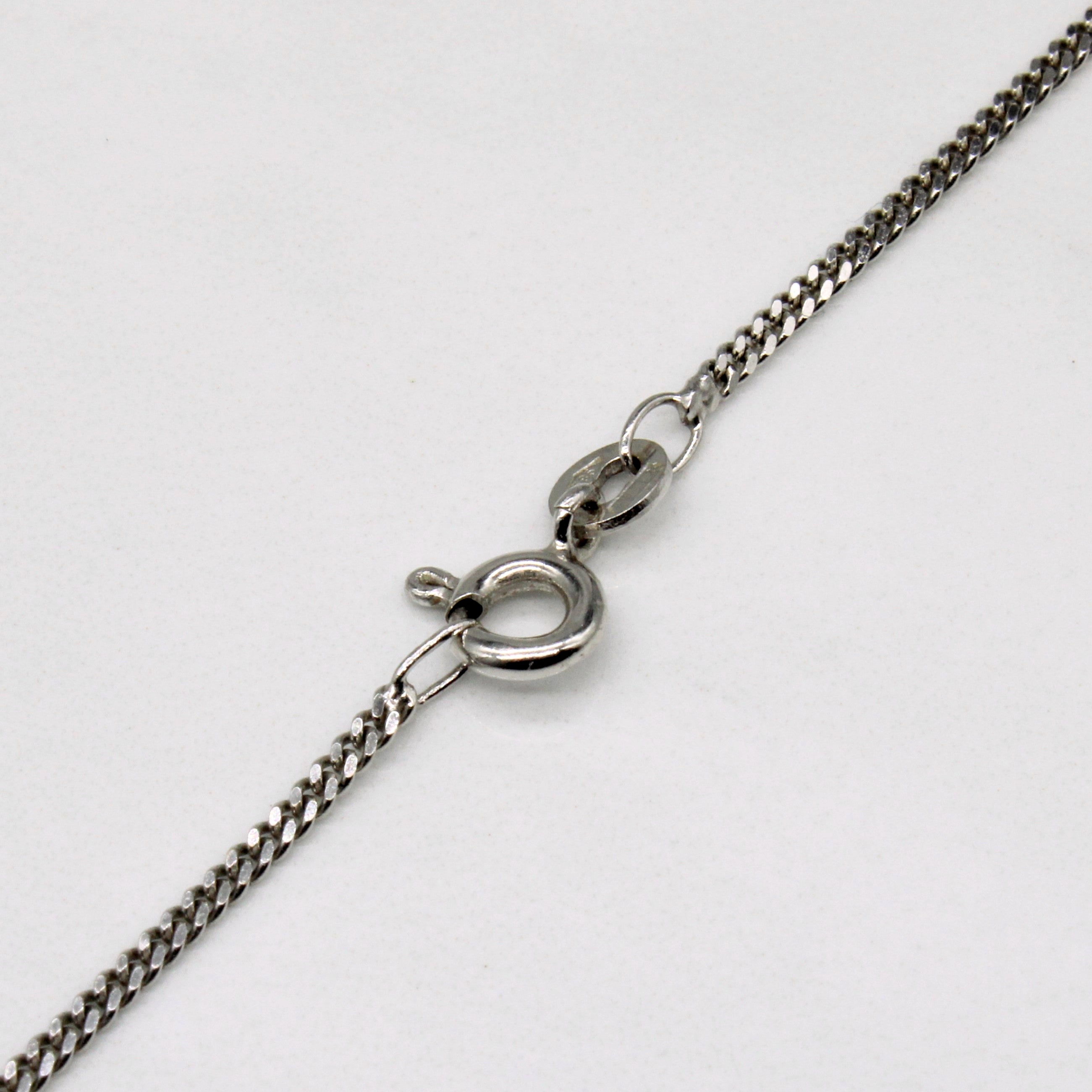 Pearl & Diamond Pendant & Necklace | 0.04ct | 18" |