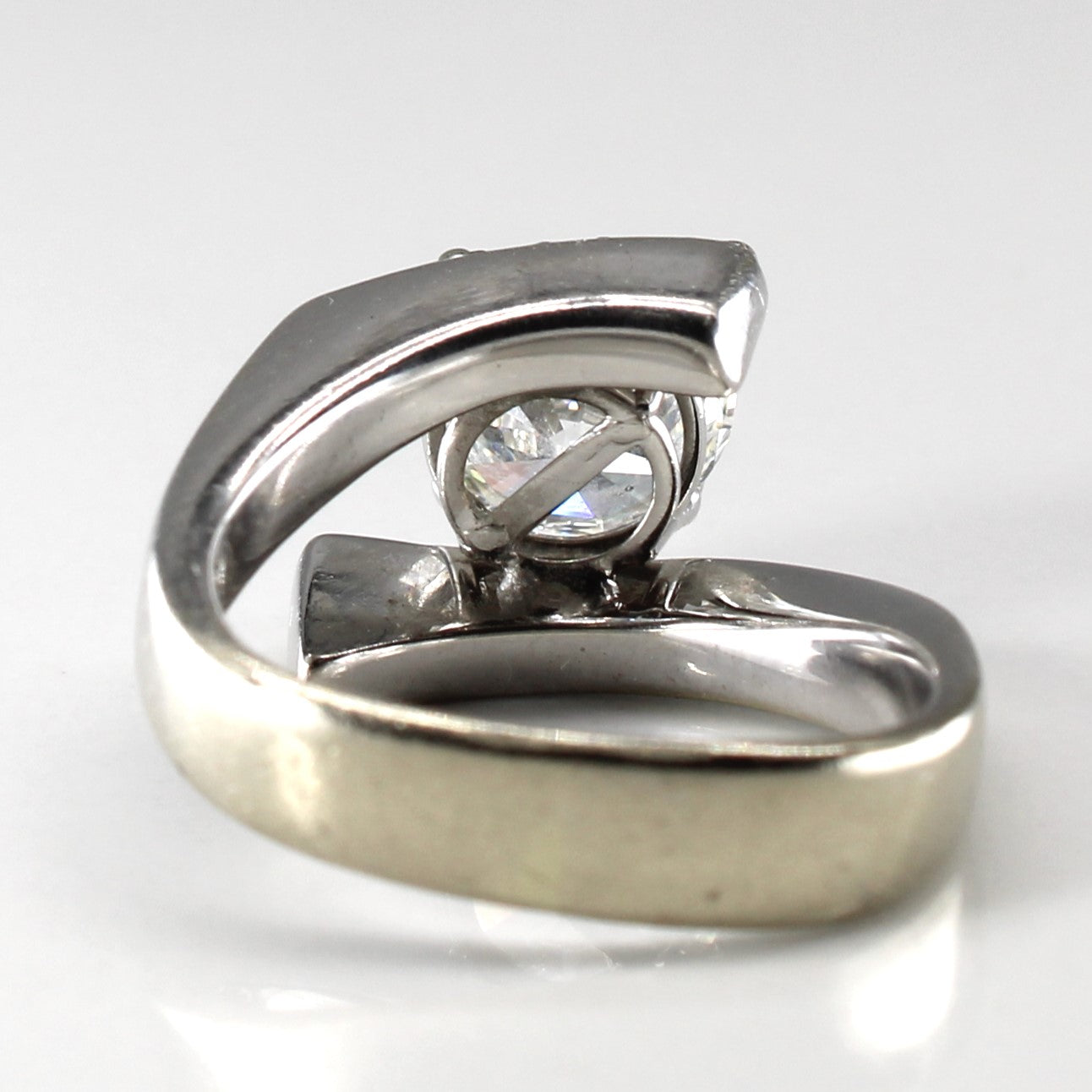 Bypass Diamond Engagement Ring | 2.19ctw SI1 H | SZ 6 |