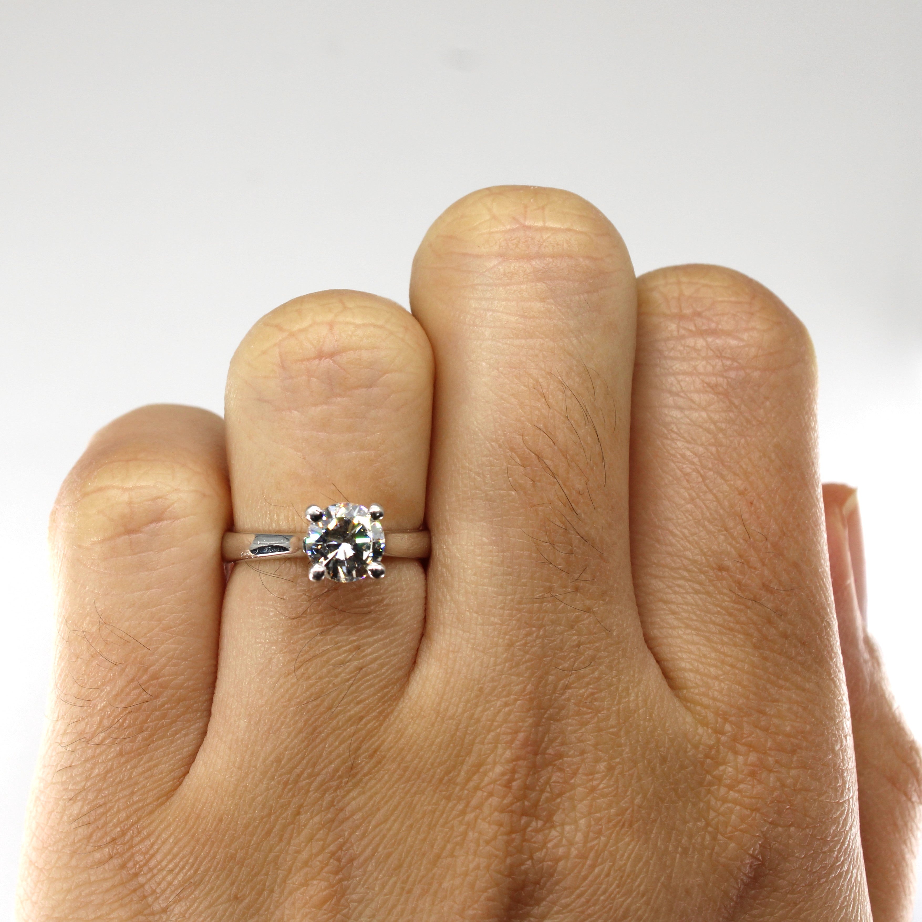 Four Prong Solitaire Diamond Ring | 0.92ct | SZ 4.5 |