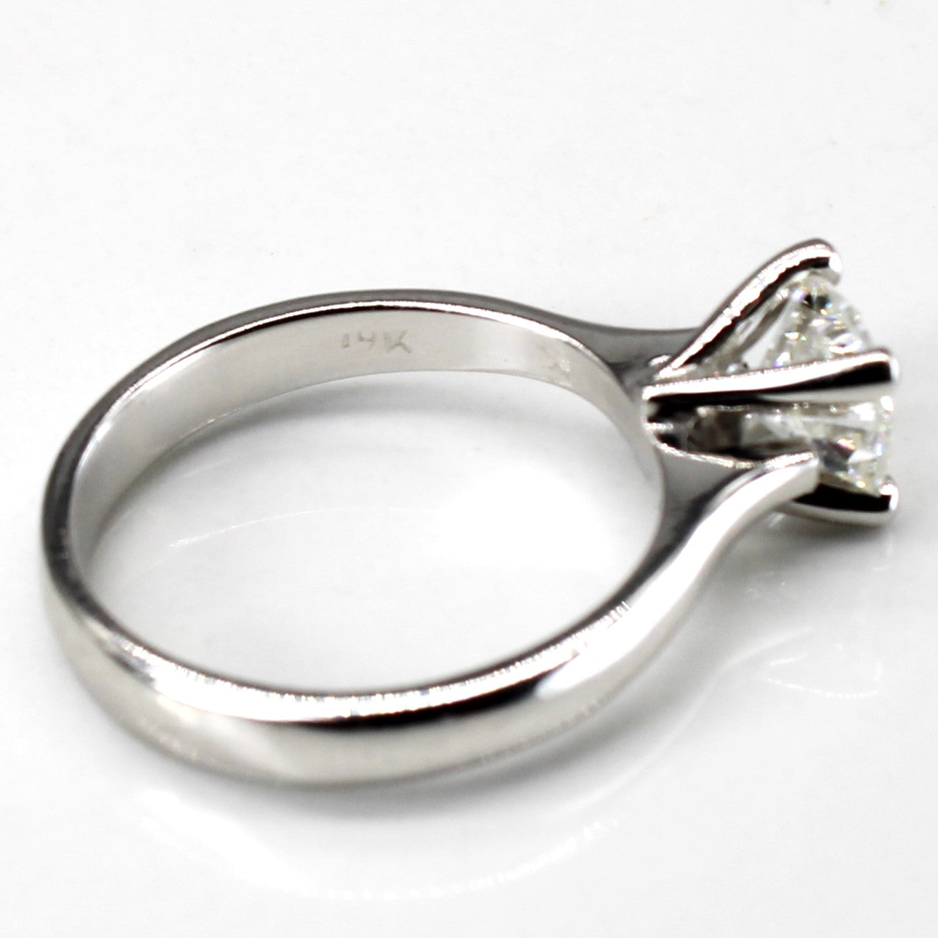 Four Prong Solitaire Diamond Ring | 0.92ct | SZ 4.5 |