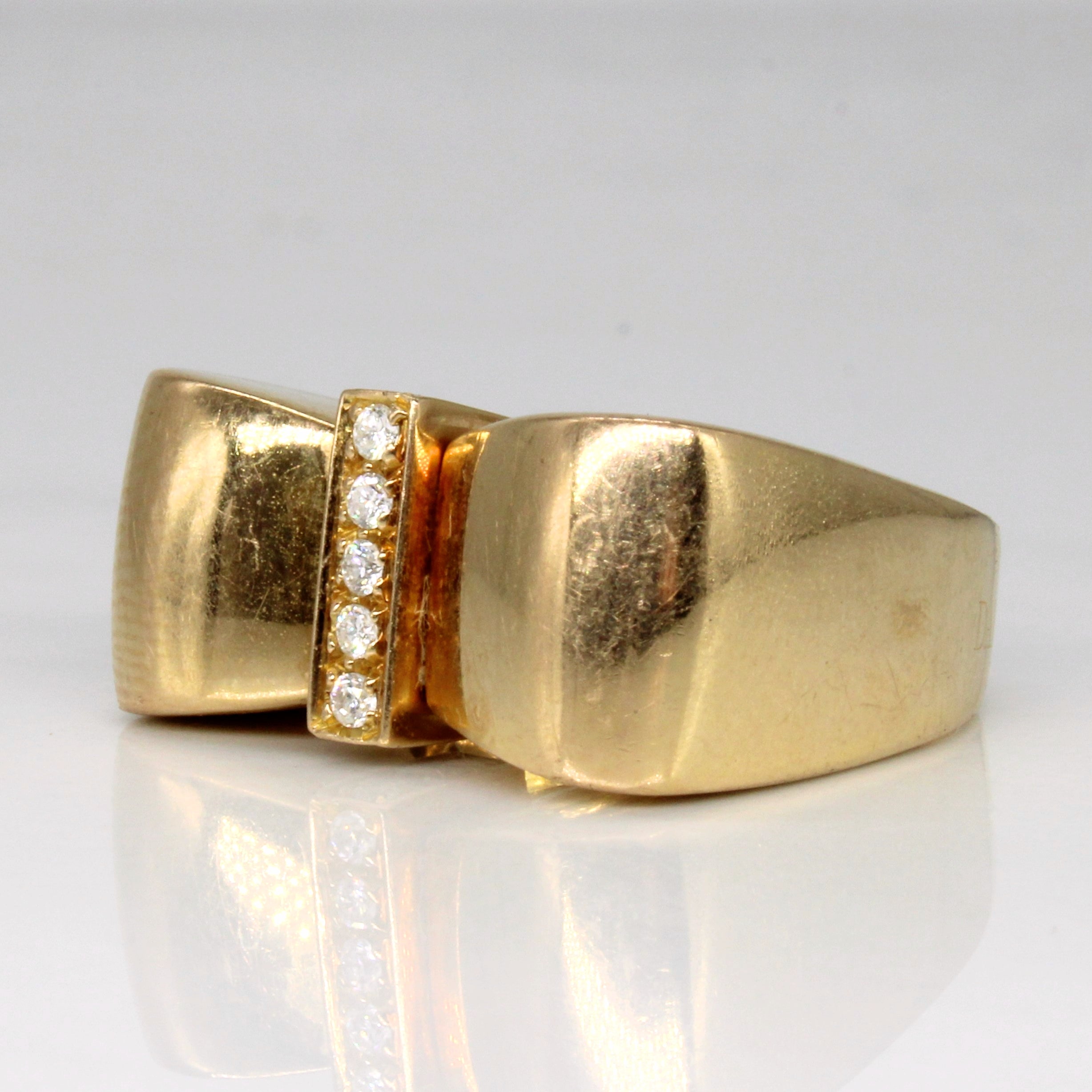 Diamond Bow Ring | 0.22ctw | SZ 7 |