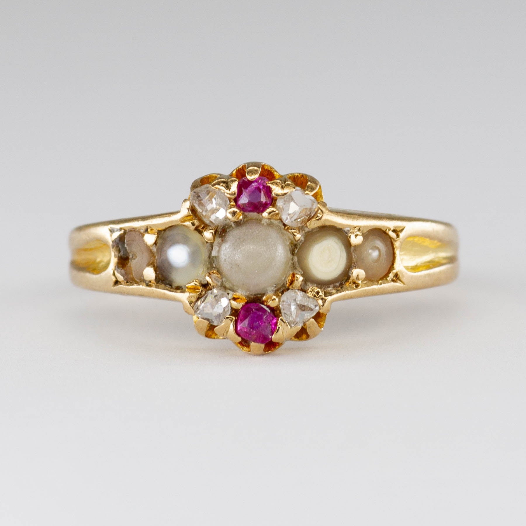 Georgian Era Cluster Ring | 0.12 ctw, SZ 5.75 |