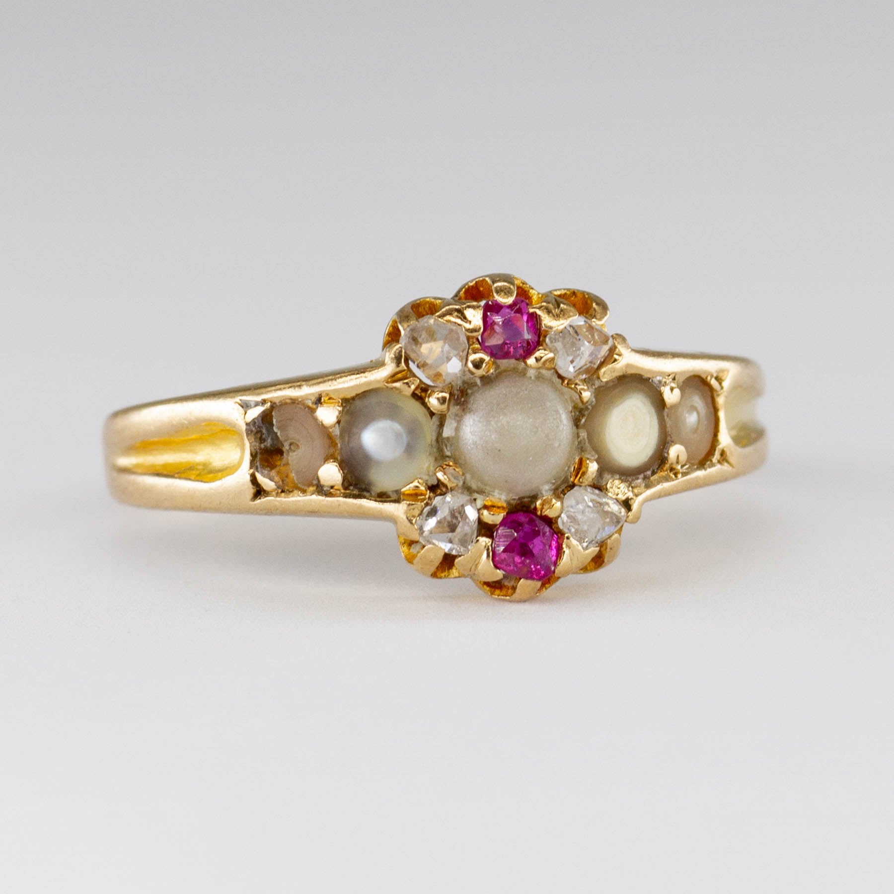 Georgian Era Cluster Ring | 0.12 ctw, SZ 5.75 |