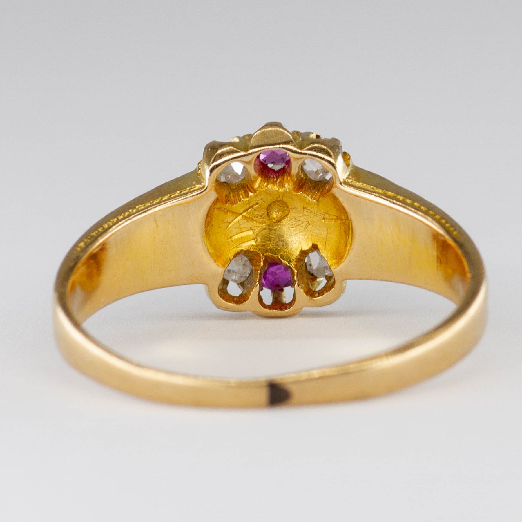 Antique Cluster Ring | 0.12 ctw, SZ 5.75 |