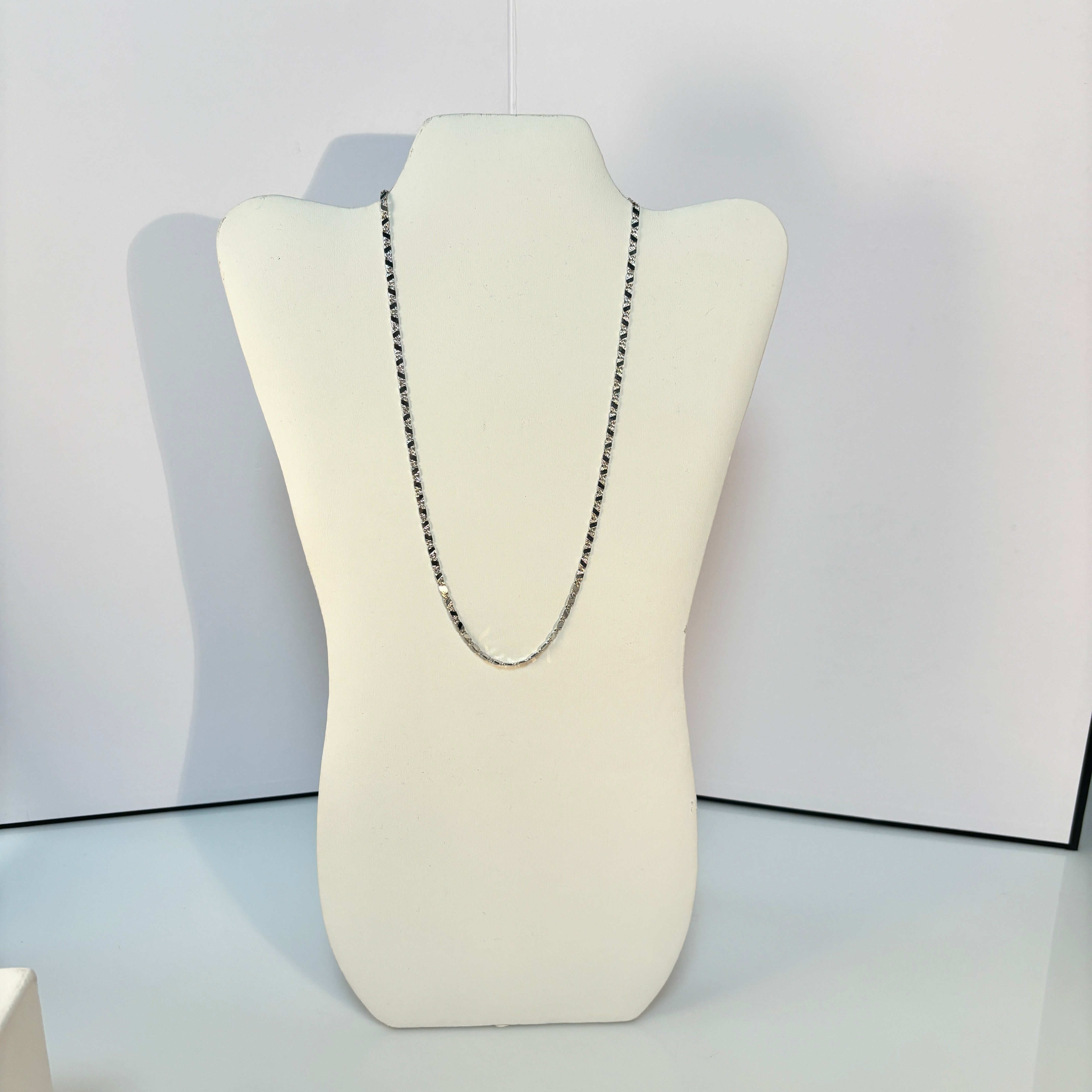 14k White Gold Wheat Chain | 20" |