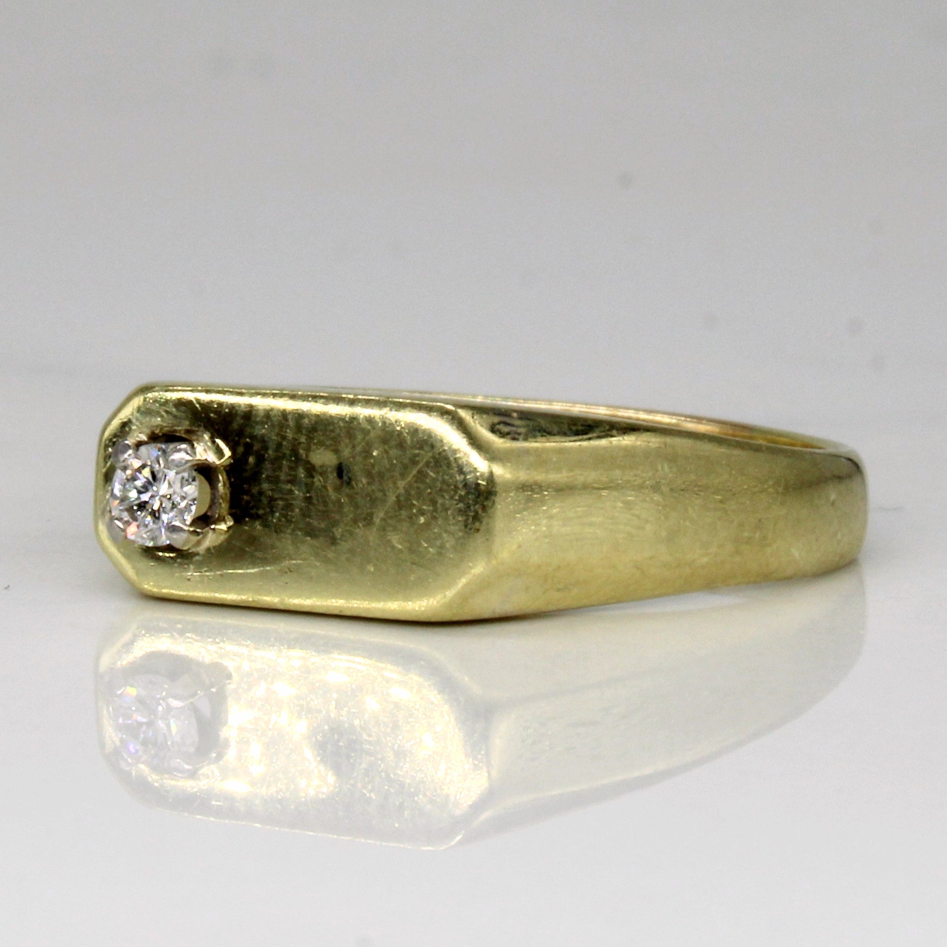 Diamond Bar Ring | 0.09ct | SZ 9.5 |