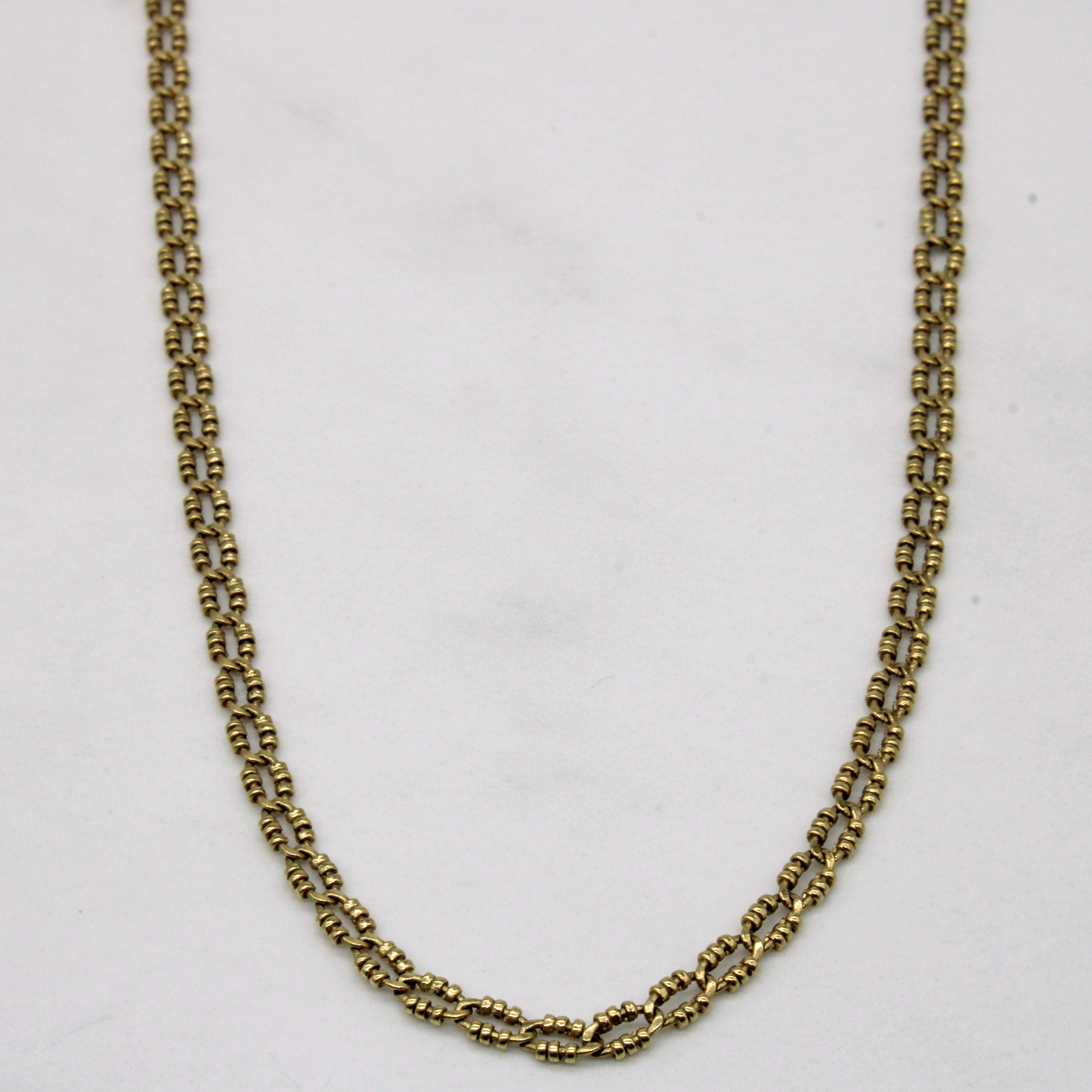 Chaîne en or jaune 18 carats | 24 pouces |