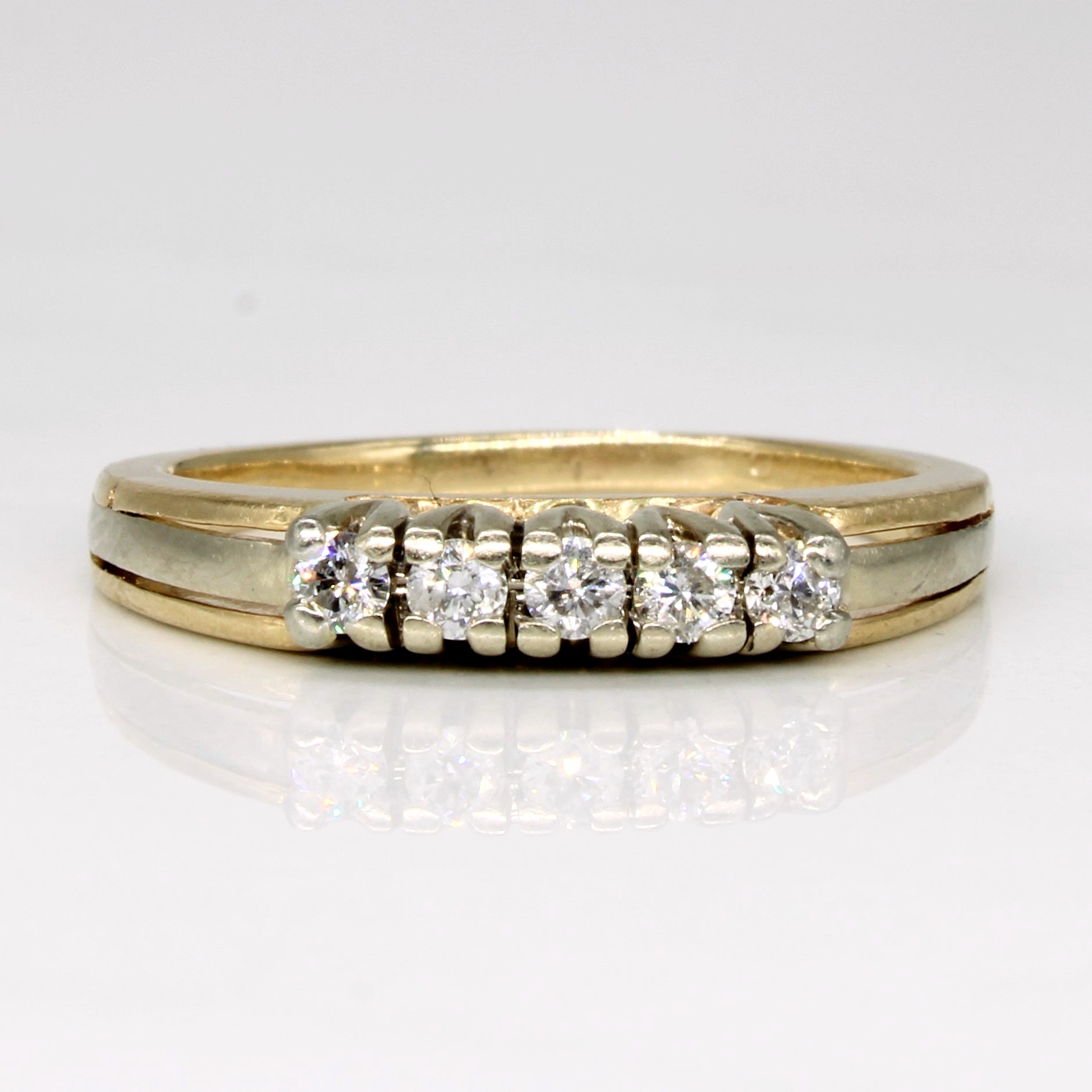 Five Stone Diamond Ring | 0.15ctw | SZ 5.5 |